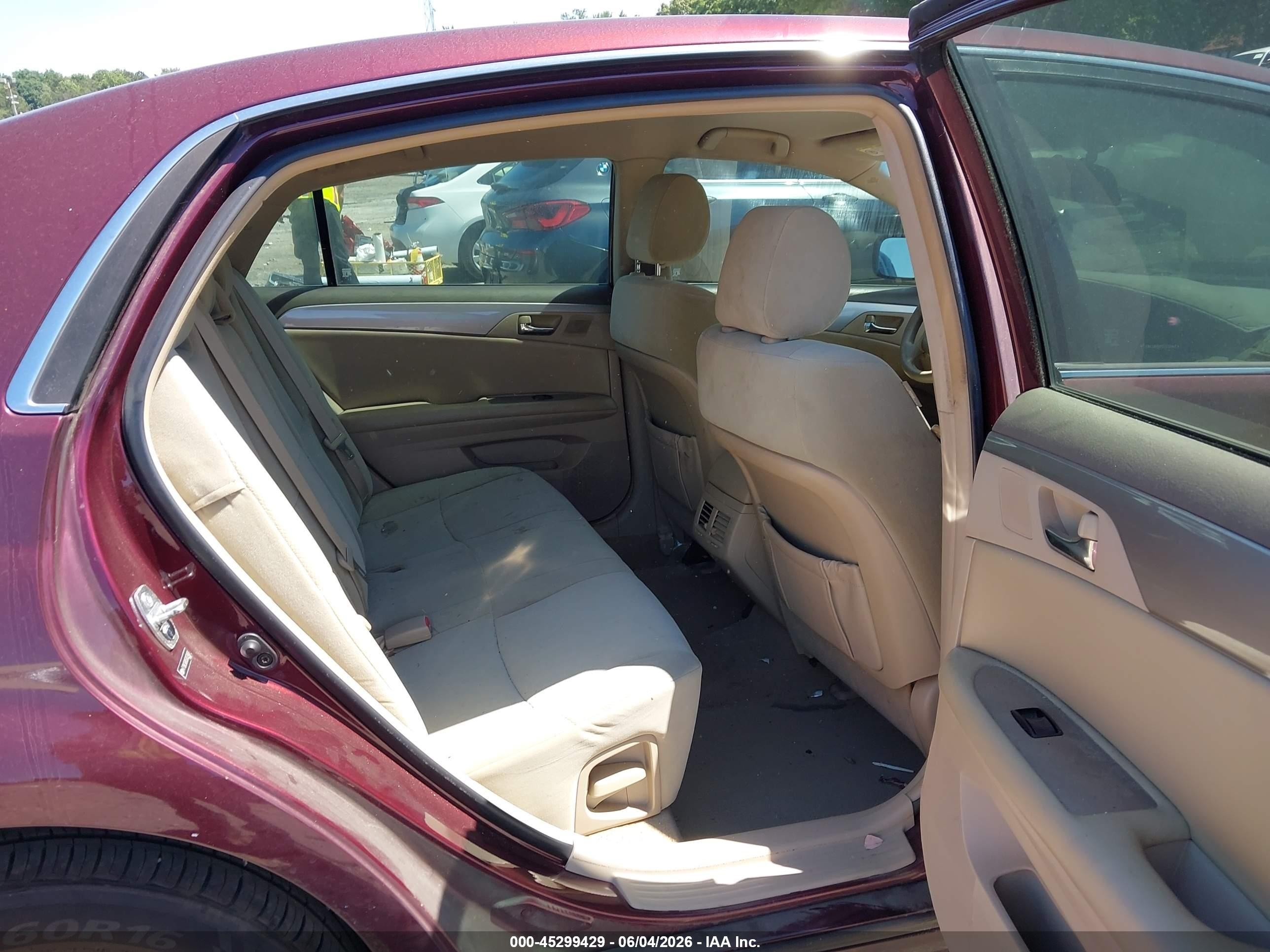 2005 Toyota Avalon Xl Red vin: 4T1BK36BX5U033483