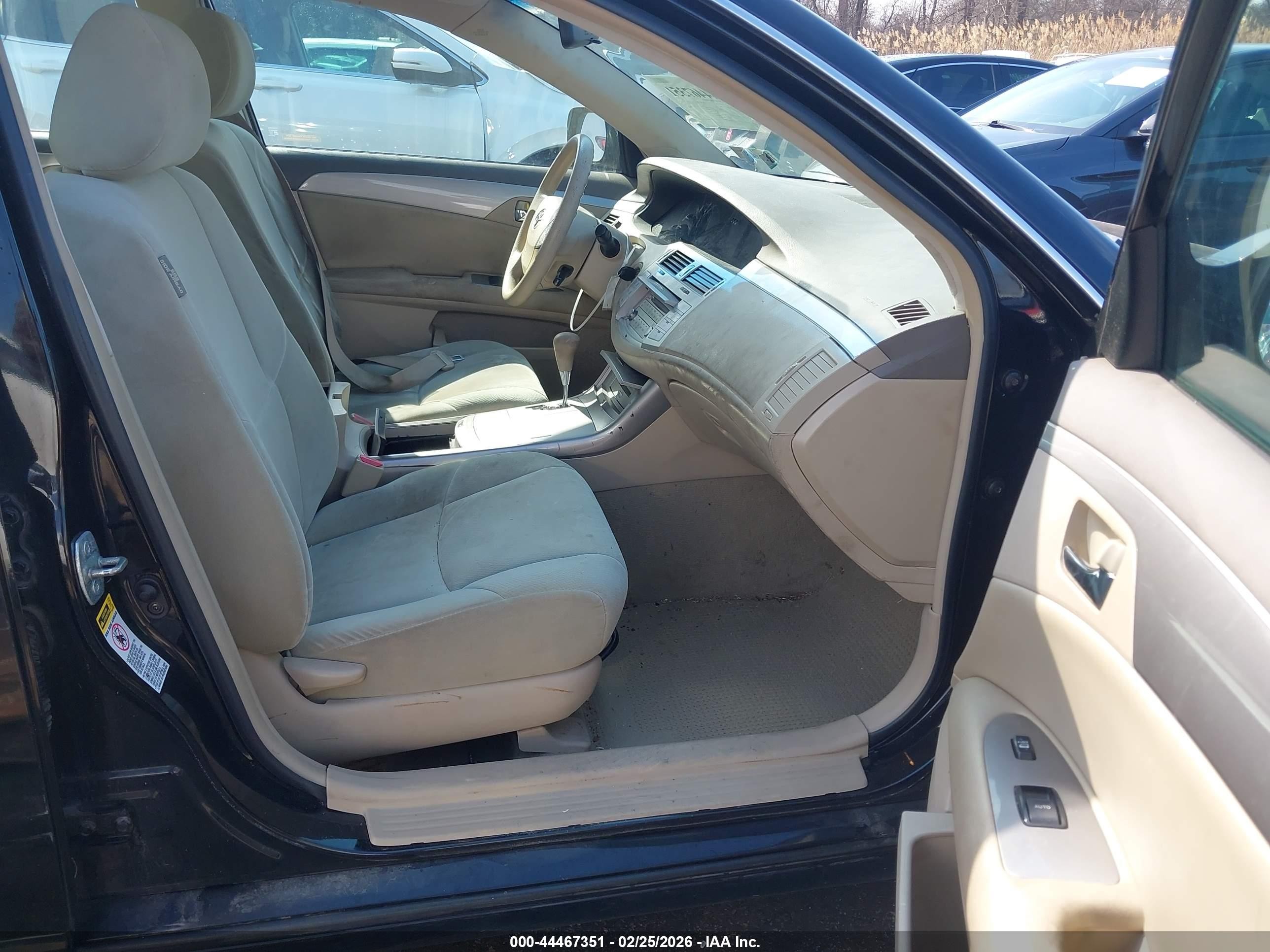 2005 Toyota Avalon Xl Black vin: 4T1BK36BX5U047352