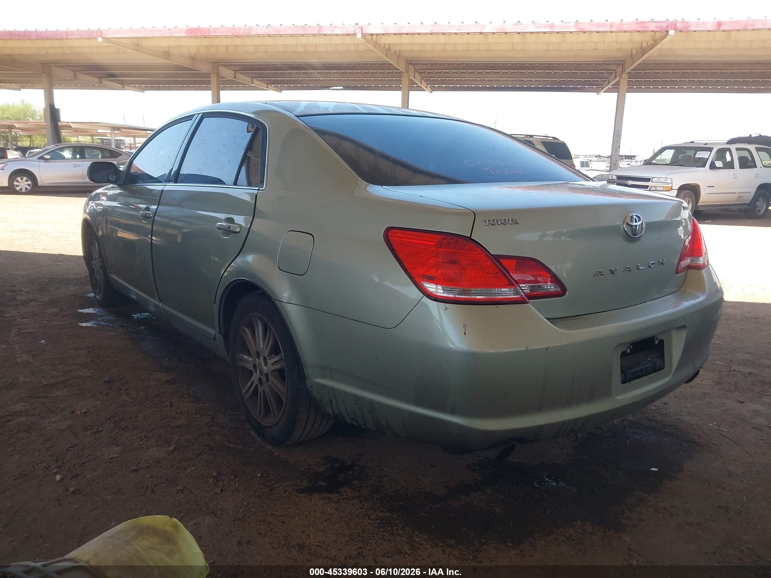 2006 Toyota Avalon Limited Green vin: 4T1BK36BX6U071636