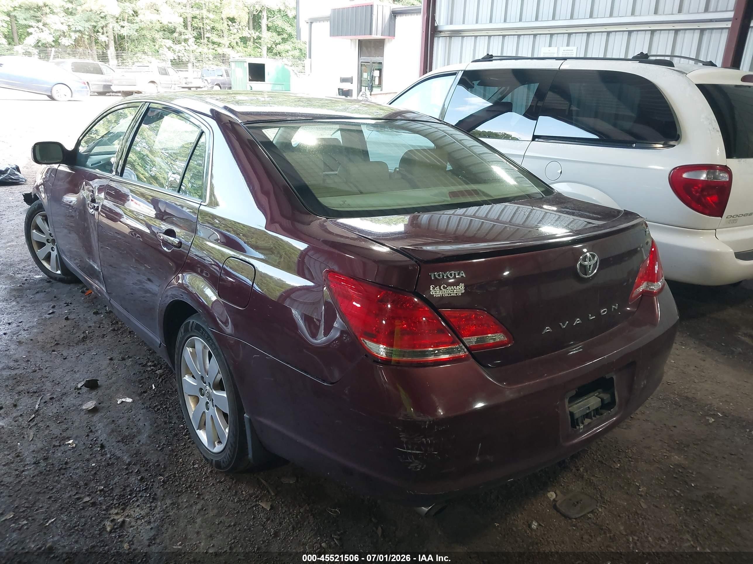 2006 Toyota Avalon Xls Burgundy vin: 4T1BK36BX6U089568