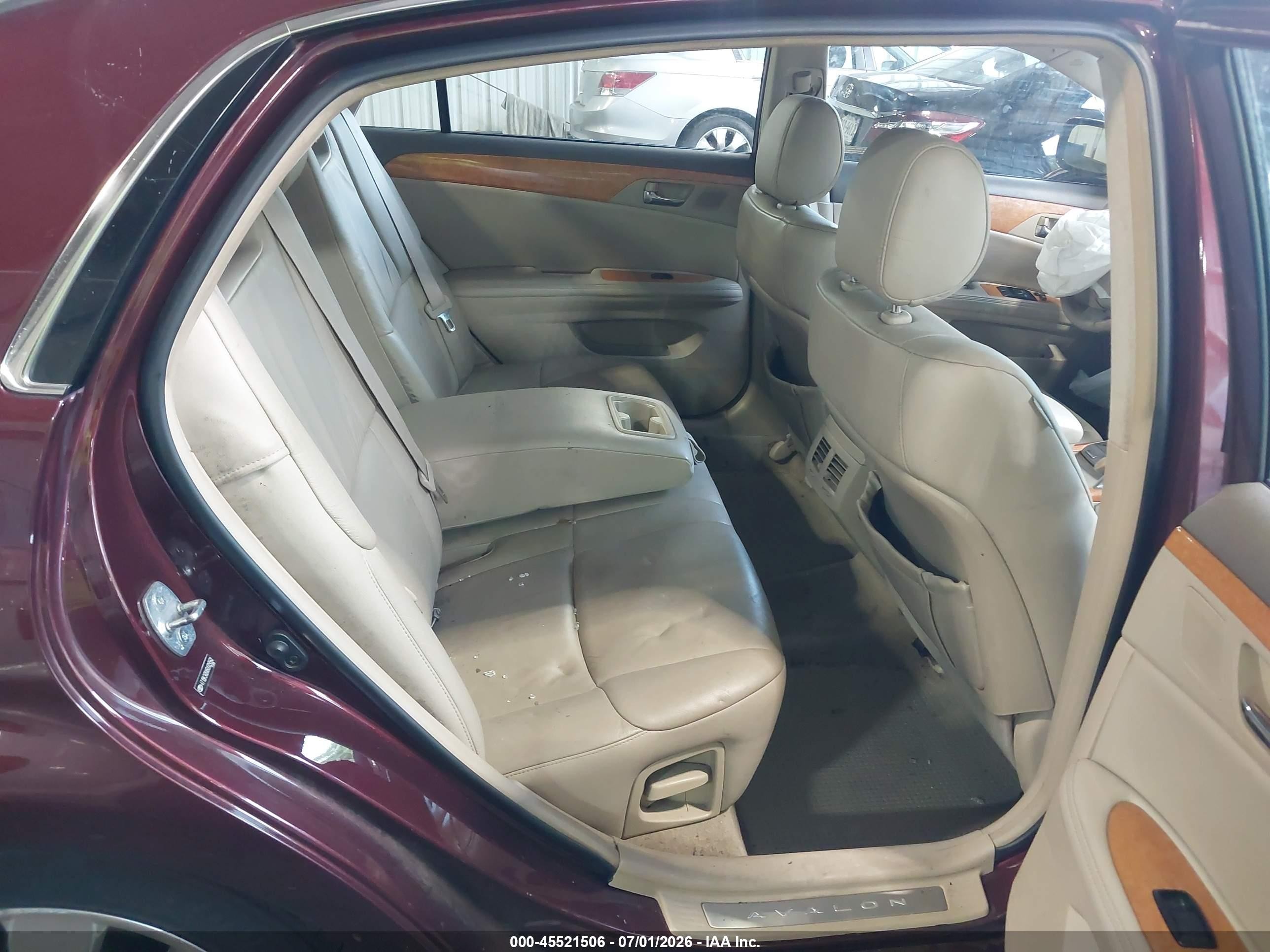 2006 Toyota Avalon Xls Burgundy vin: 4T1BK36BX6U089568