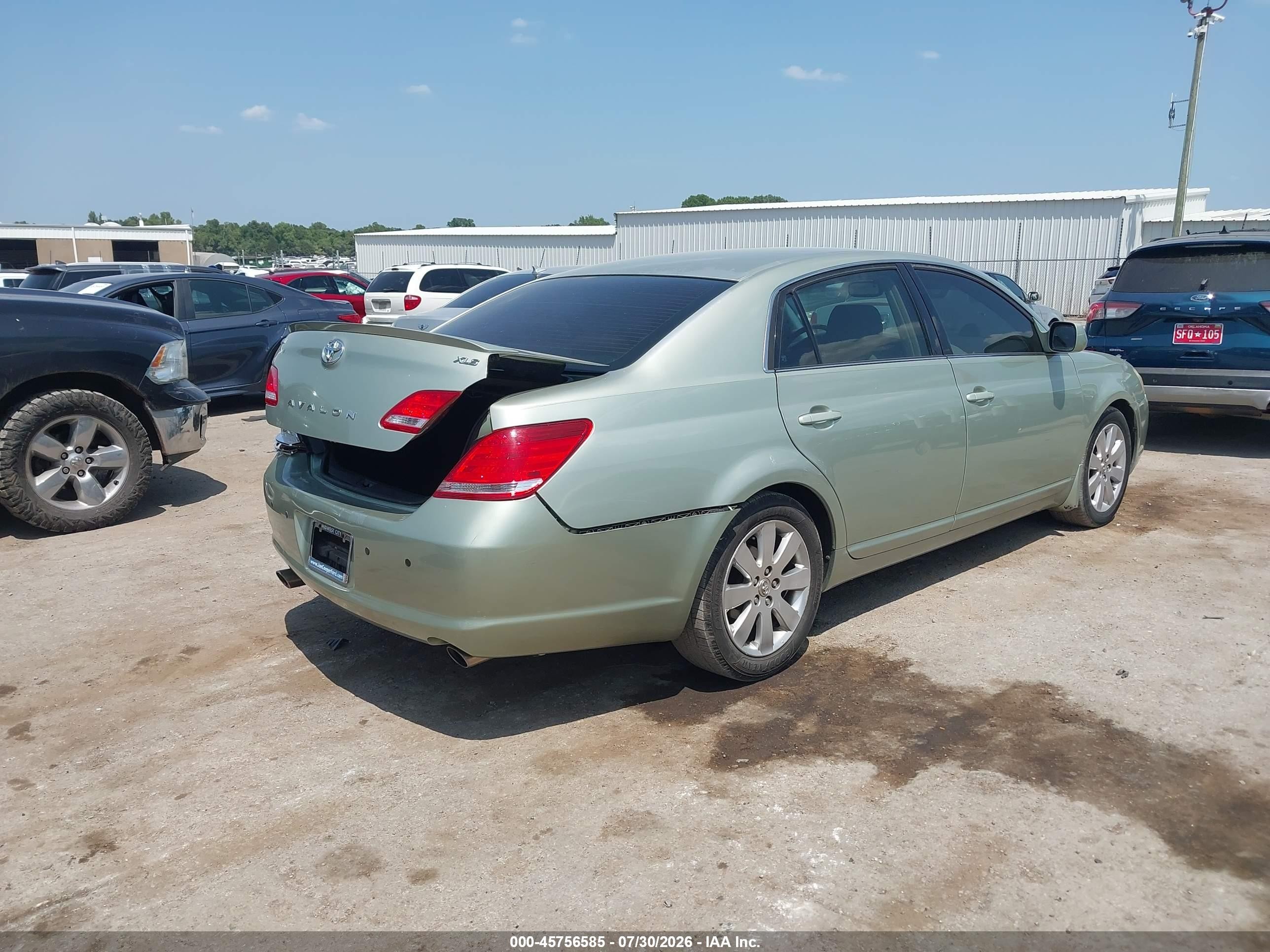 2006 Toyota Avalon Xls Green vin: 4T1BK36BX6U093877