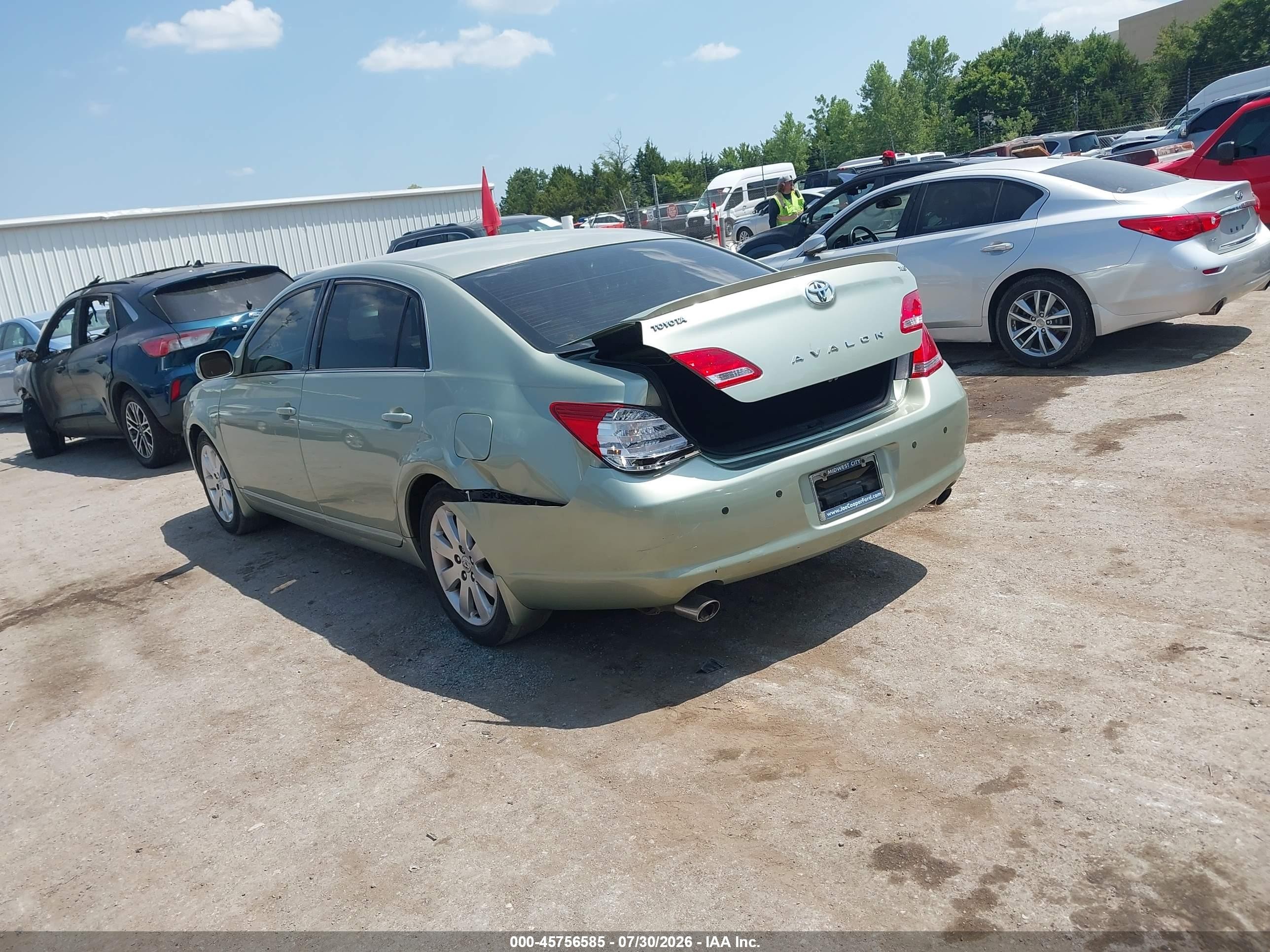 2006 Toyota Avalon Xls Green vin: 4T1BK36BX6U093877
