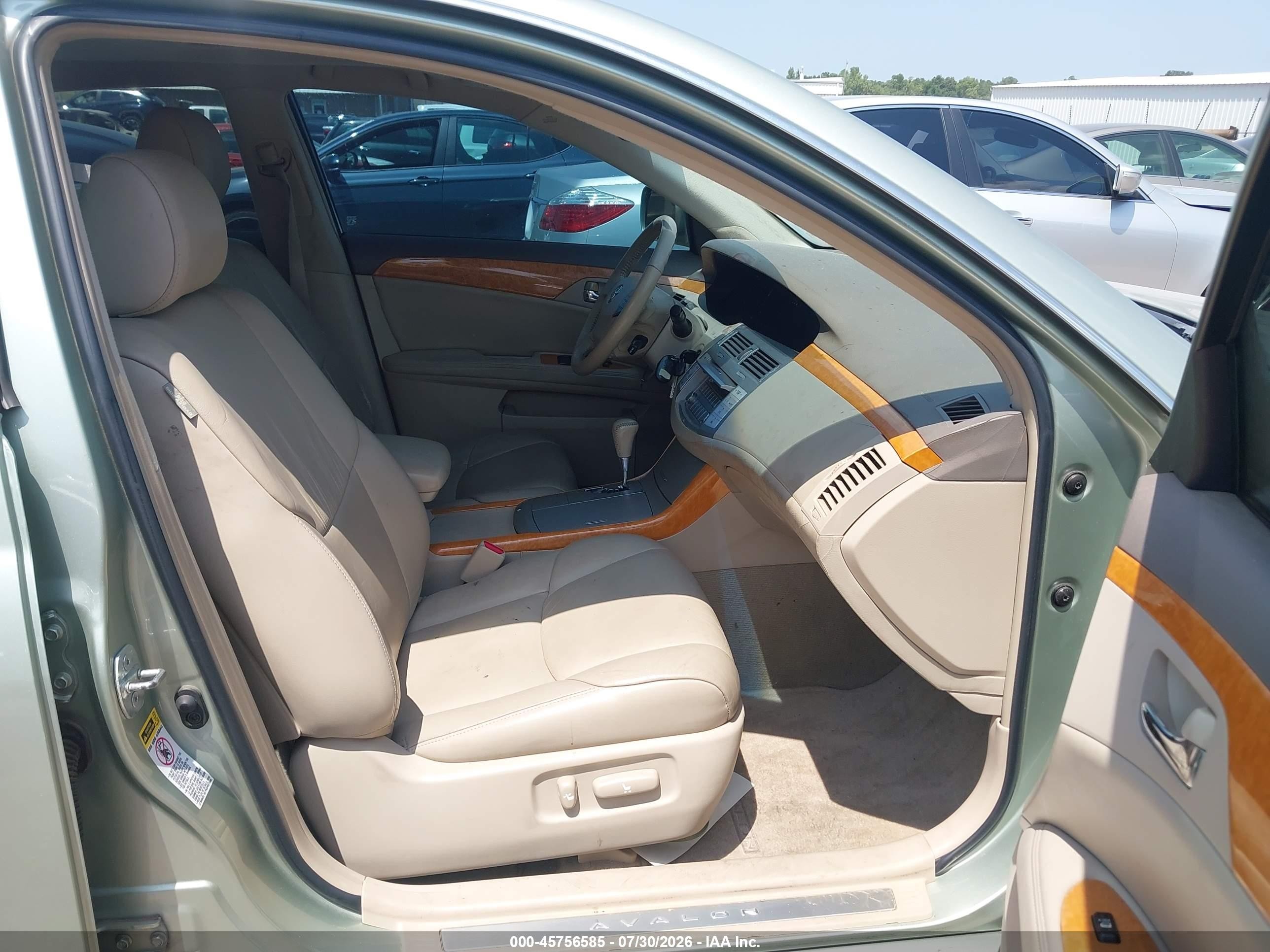 2006 Toyota Avalon Xls Green vin: 4T1BK36BX6U093877