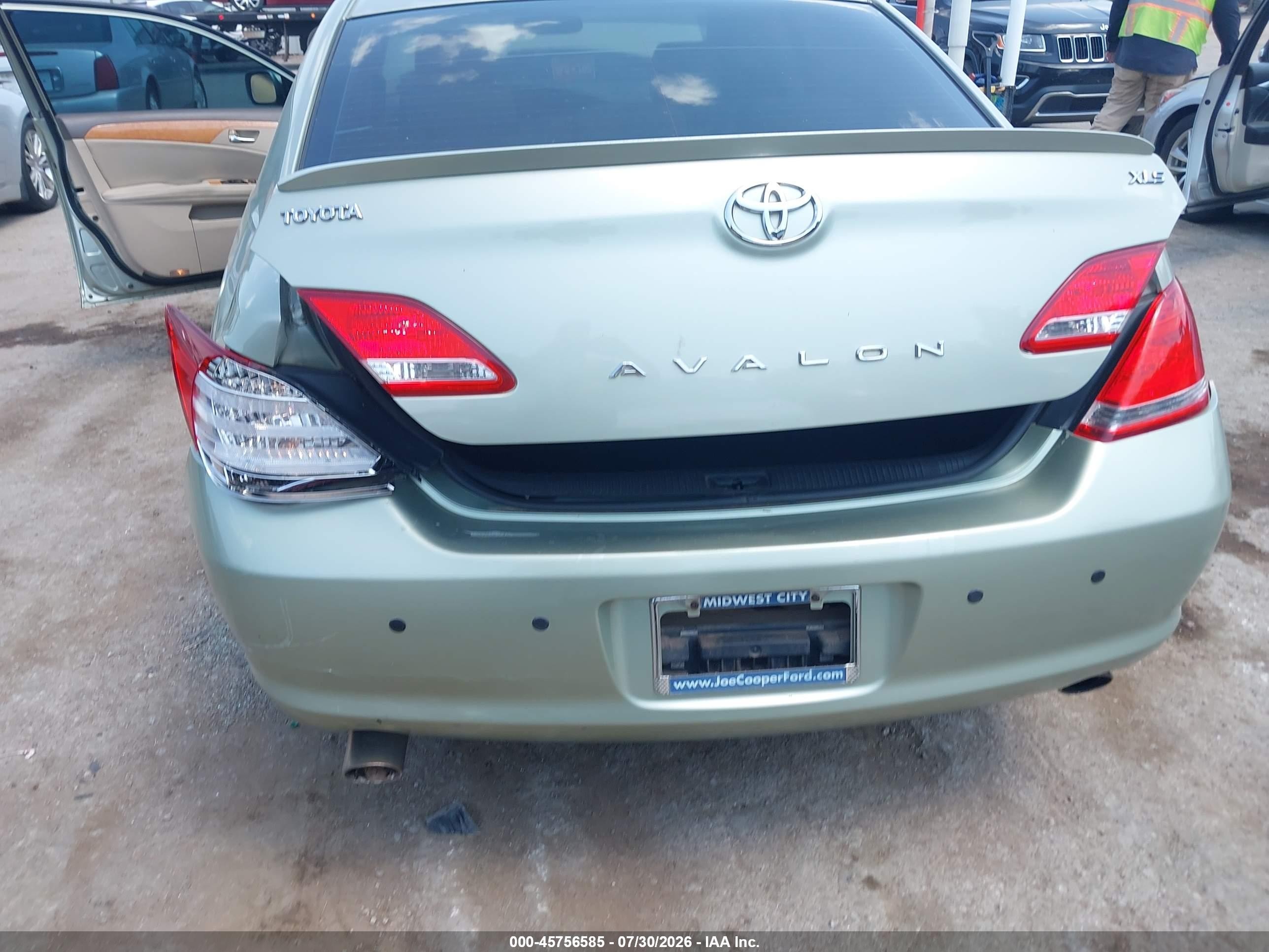 2006 Toyota Avalon Xls Green vin: 4T1BK36BX6U093877