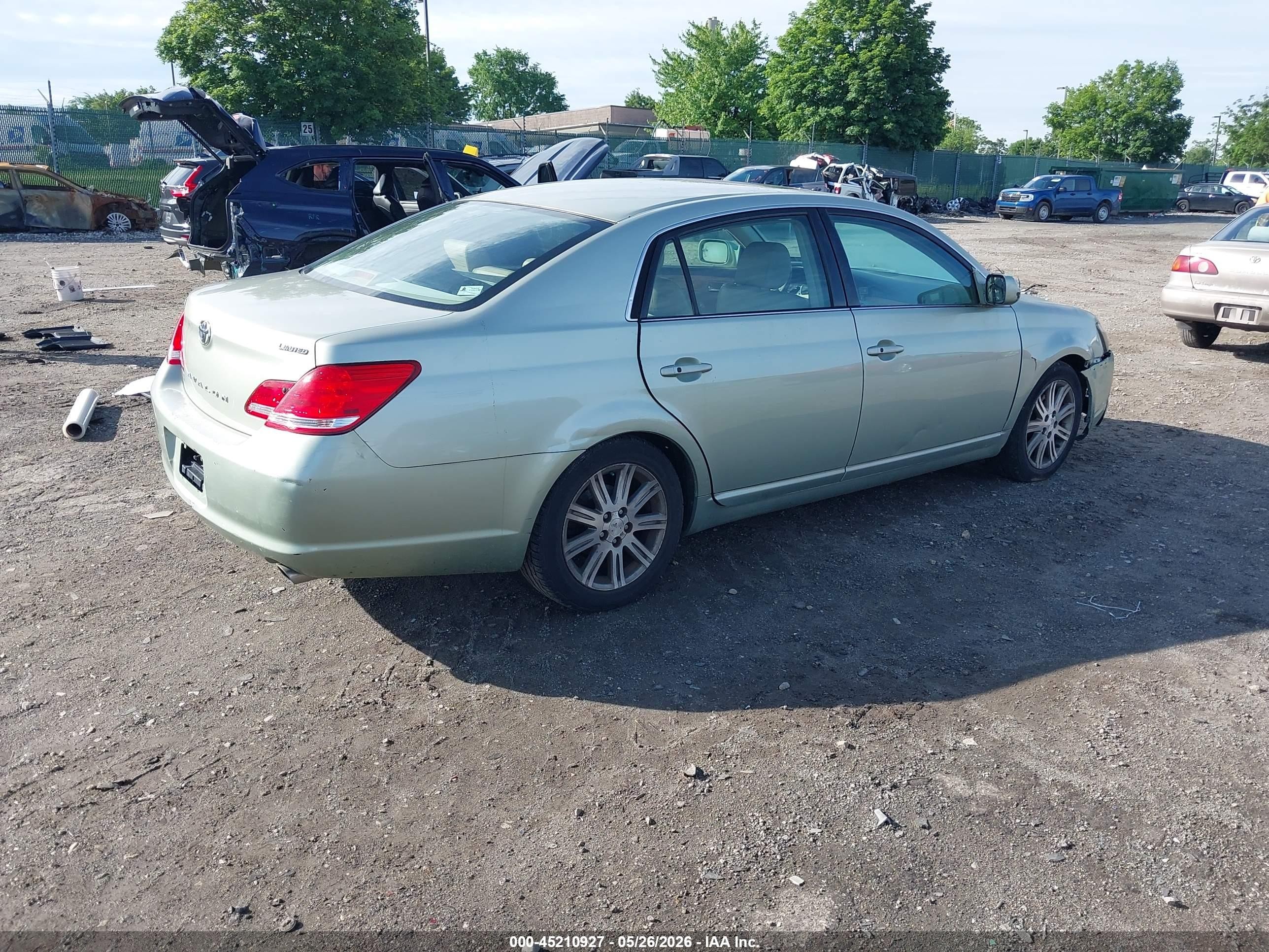 2006 Toyota Avalon Limited Teal vin: 4T1BK36BX6U104490