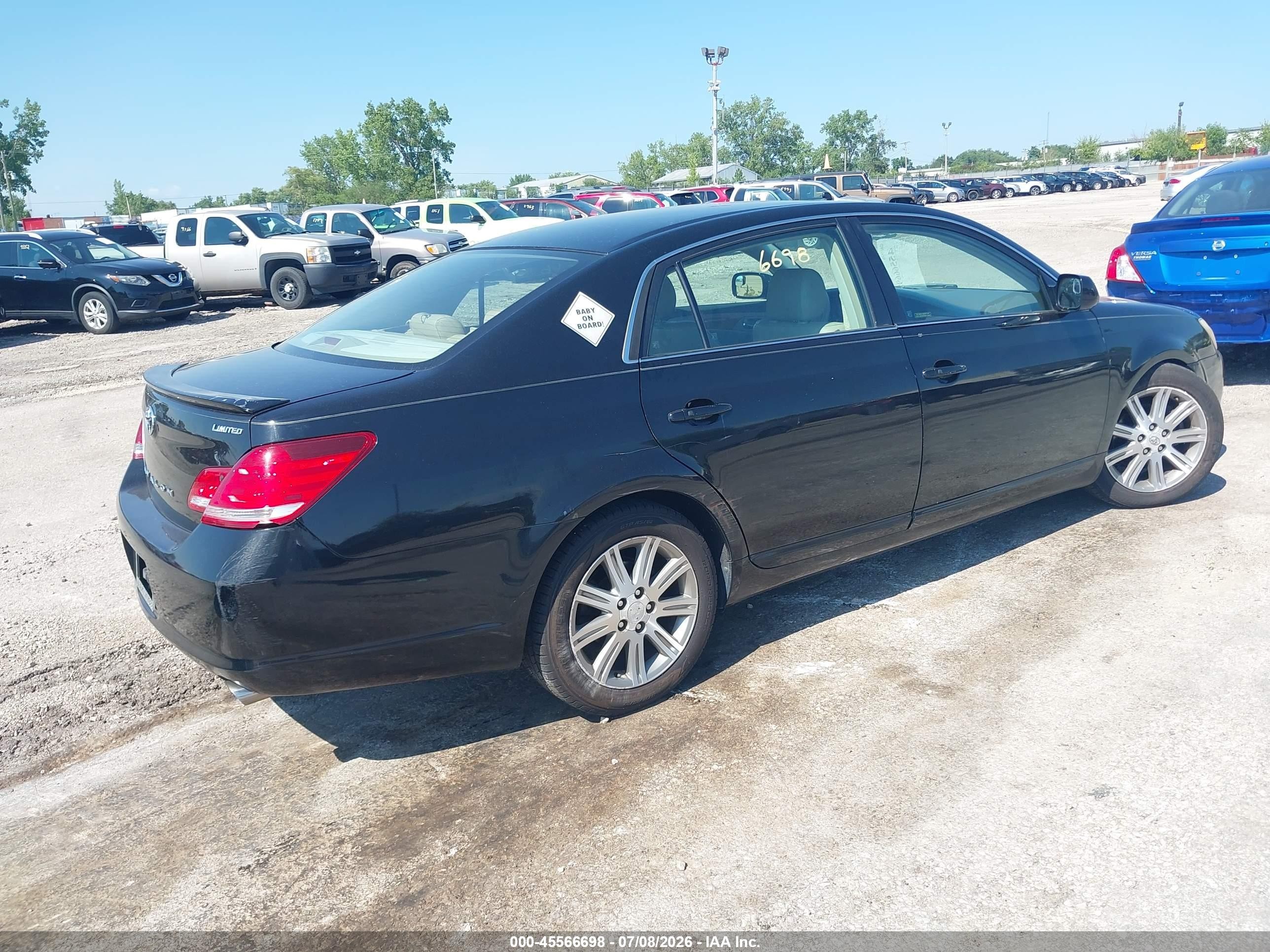 2006 Toyota Avalon Limited Черный vin: 4T1BK36BX6U117384