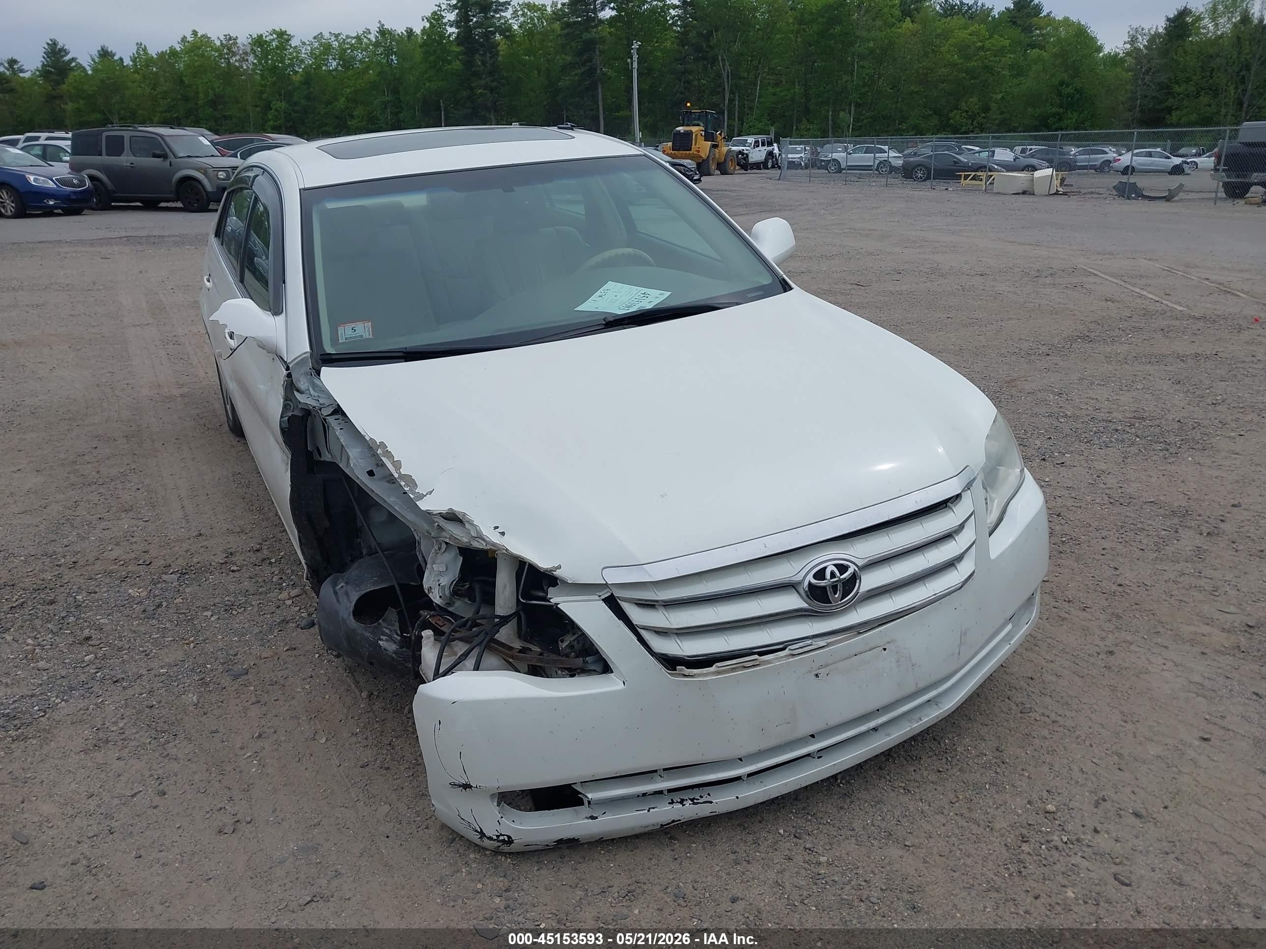 2006 Toyota Avalon Xls White vin: 4T1BK36BX6U140325