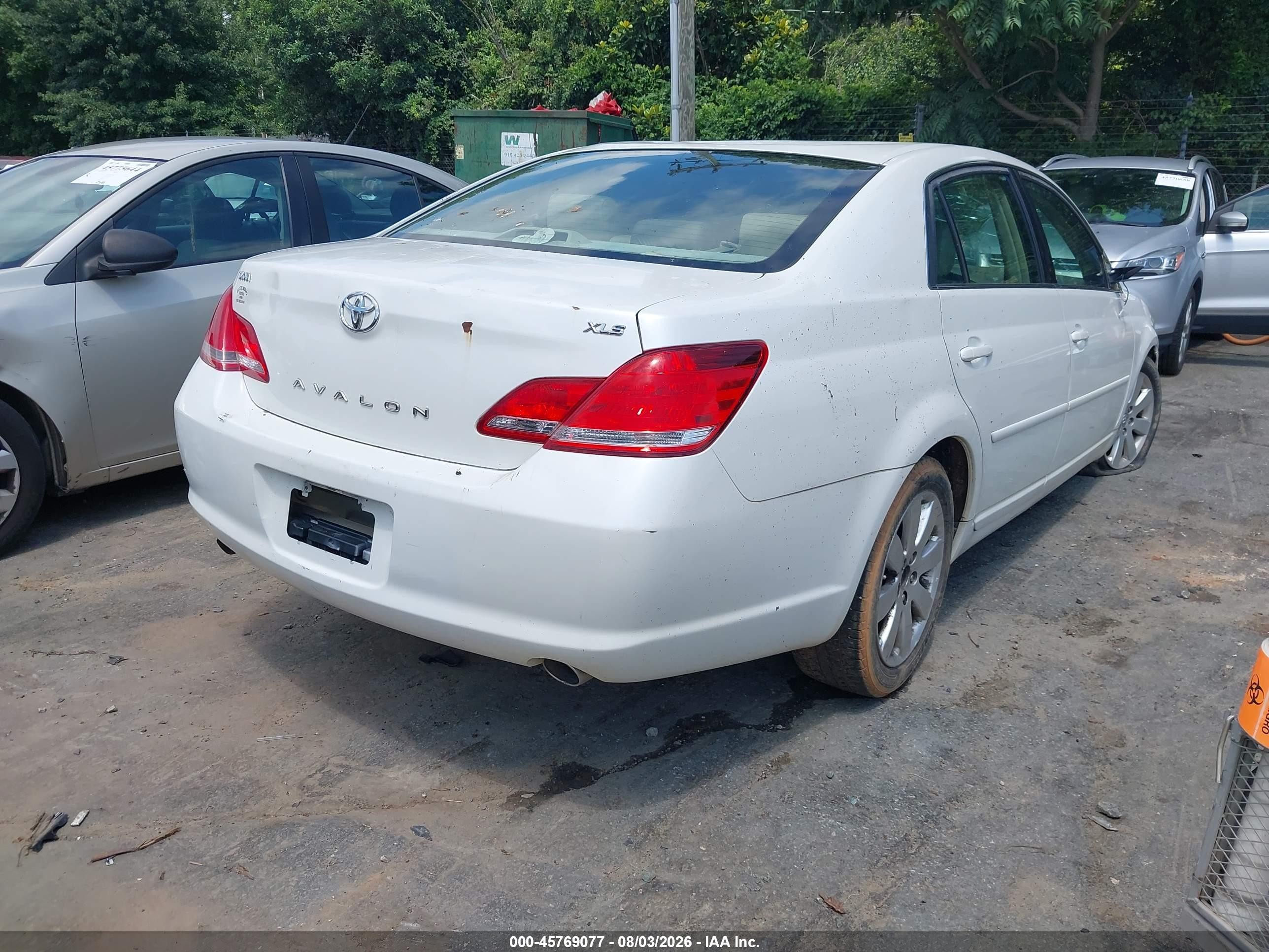 2006 Toyota Avalon Xls White vin: 4T1BK36BX6U152877