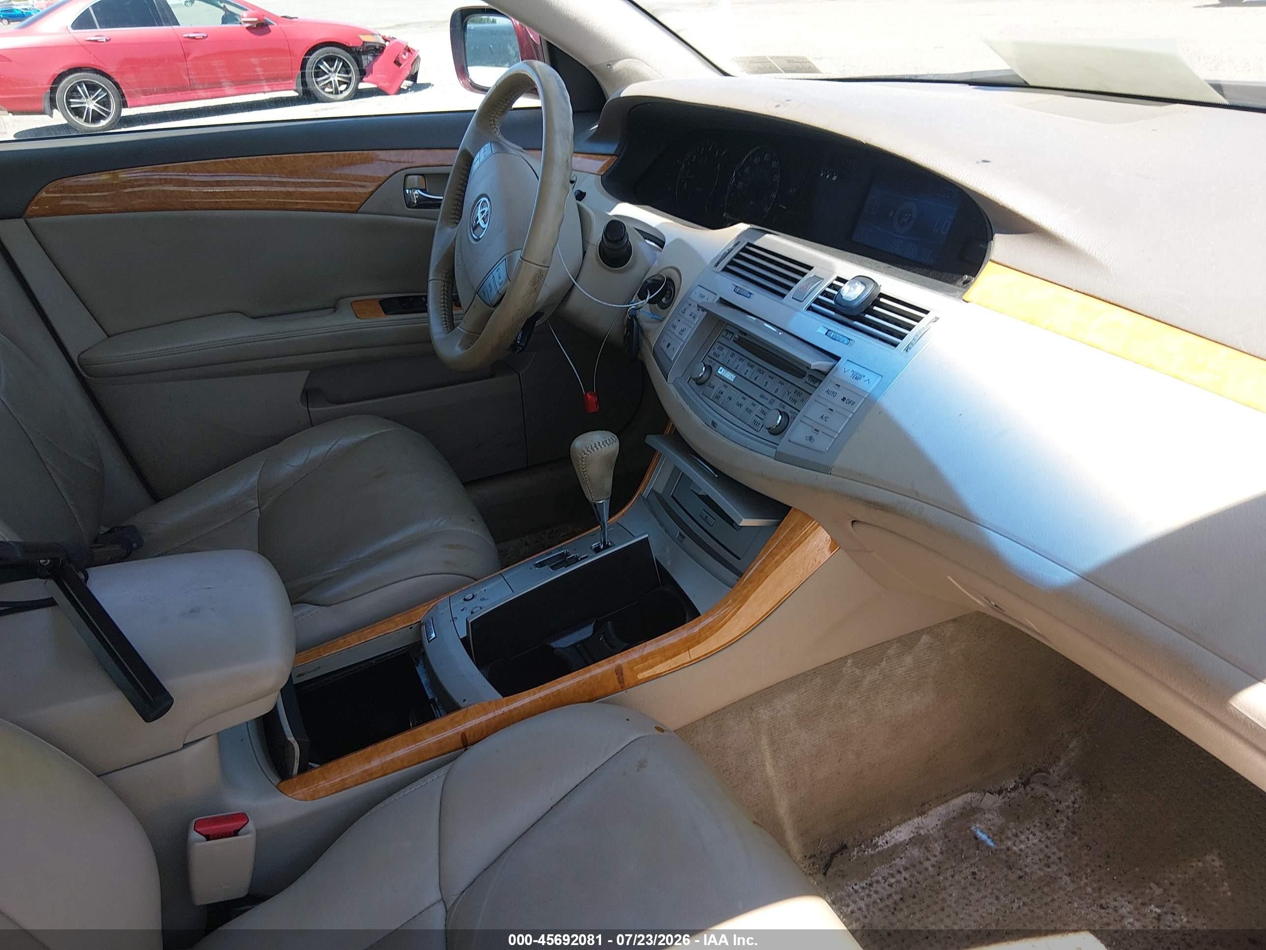 2007 Toyota Avalon Xls Burgundy vin: 4T1BK36BX7U183967