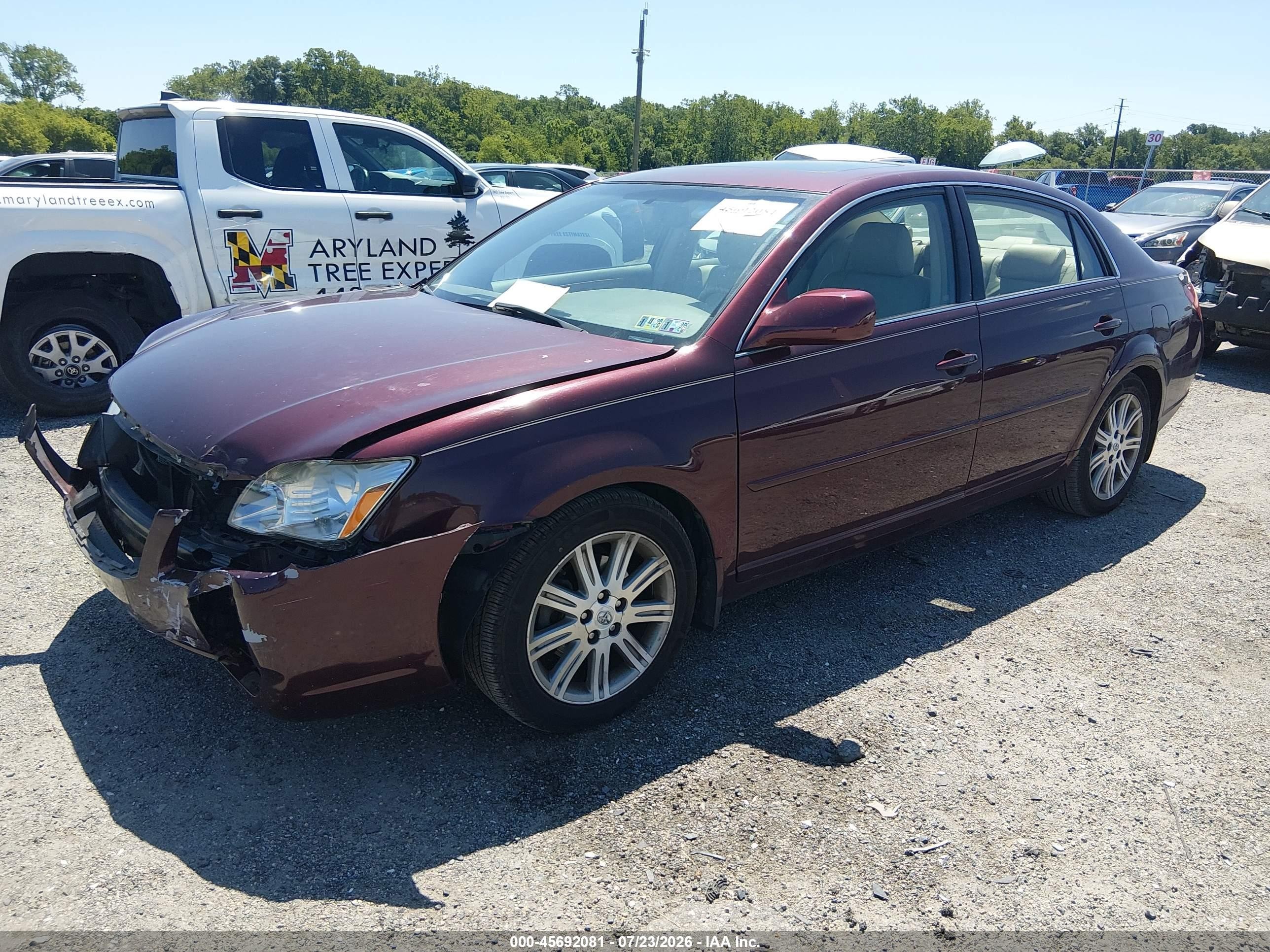 2007 Toyota Avalon Xls Burgundy vin: 4T1BK36BX7U183967