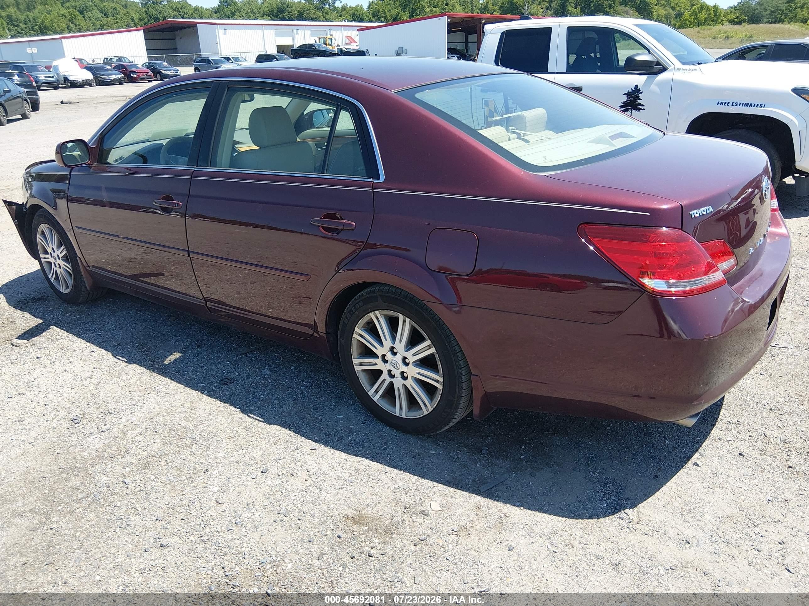 2007 Toyota Avalon Xls Burgundy vin: 4T1BK36BX7U183967