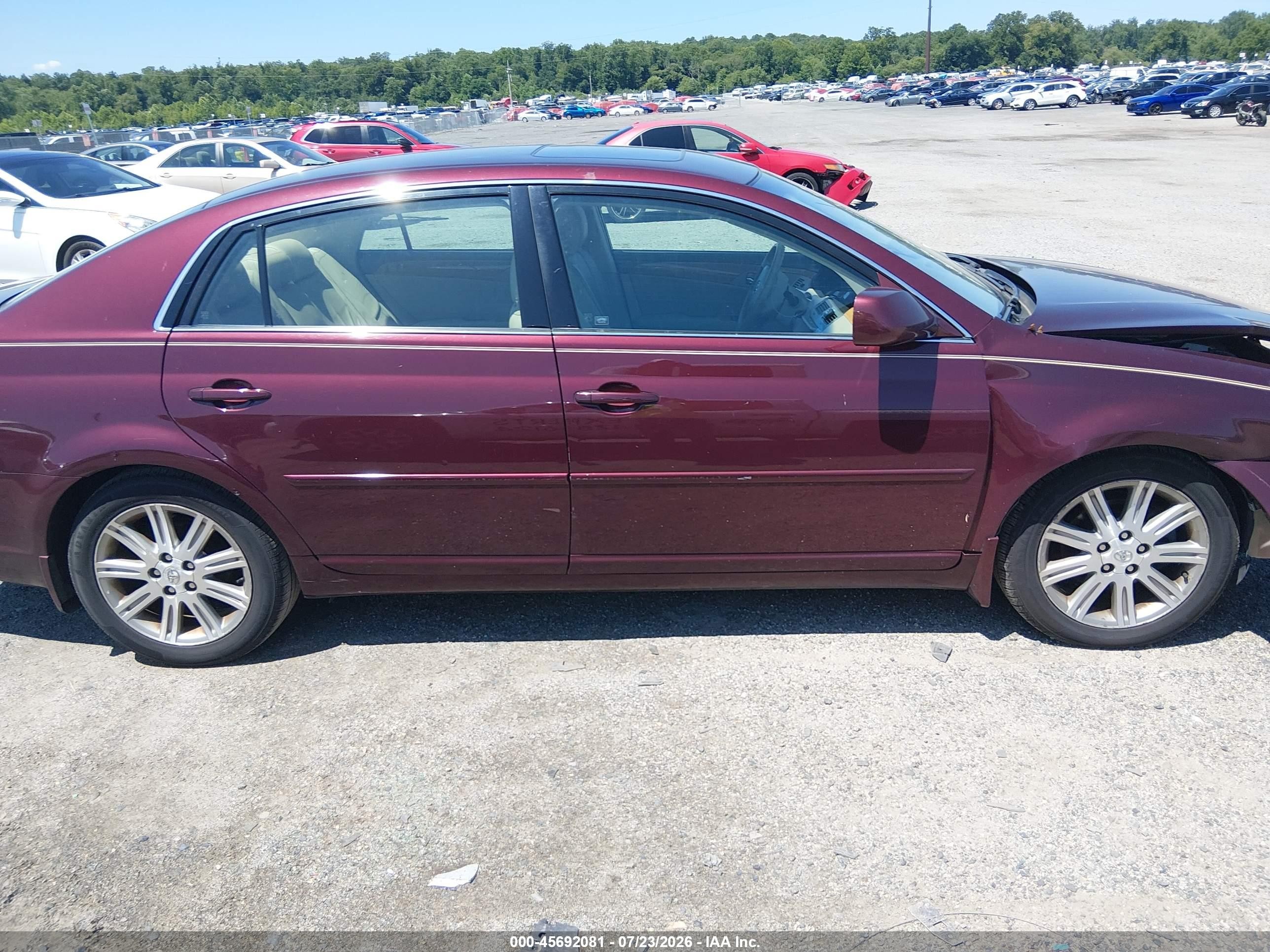 2007 Toyota Avalon Xls Burgundy vin: 4T1BK36BX7U183967