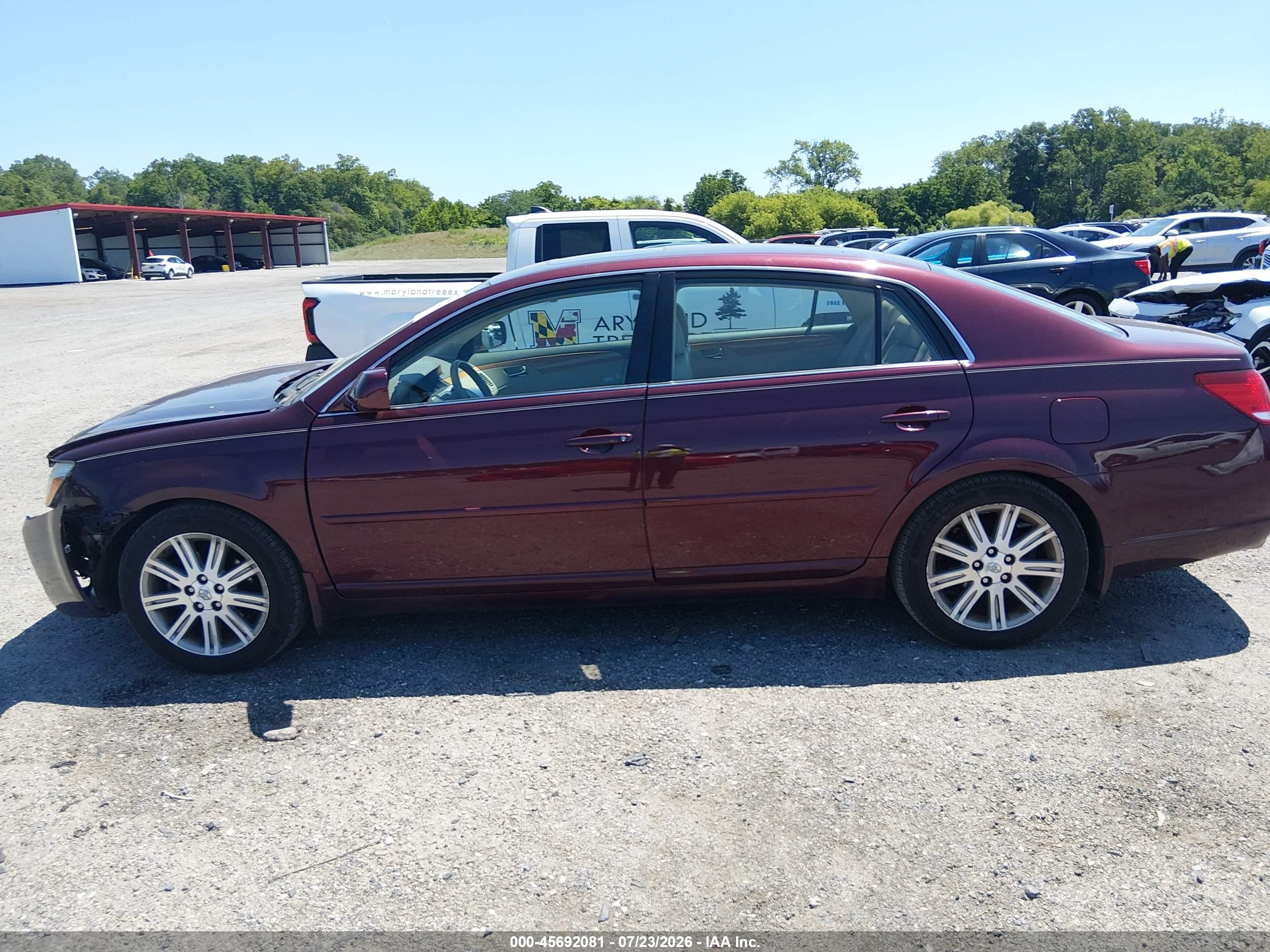 2007 Toyota Avalon Xls Burgundy vin: 4T1BK36BX7U183967