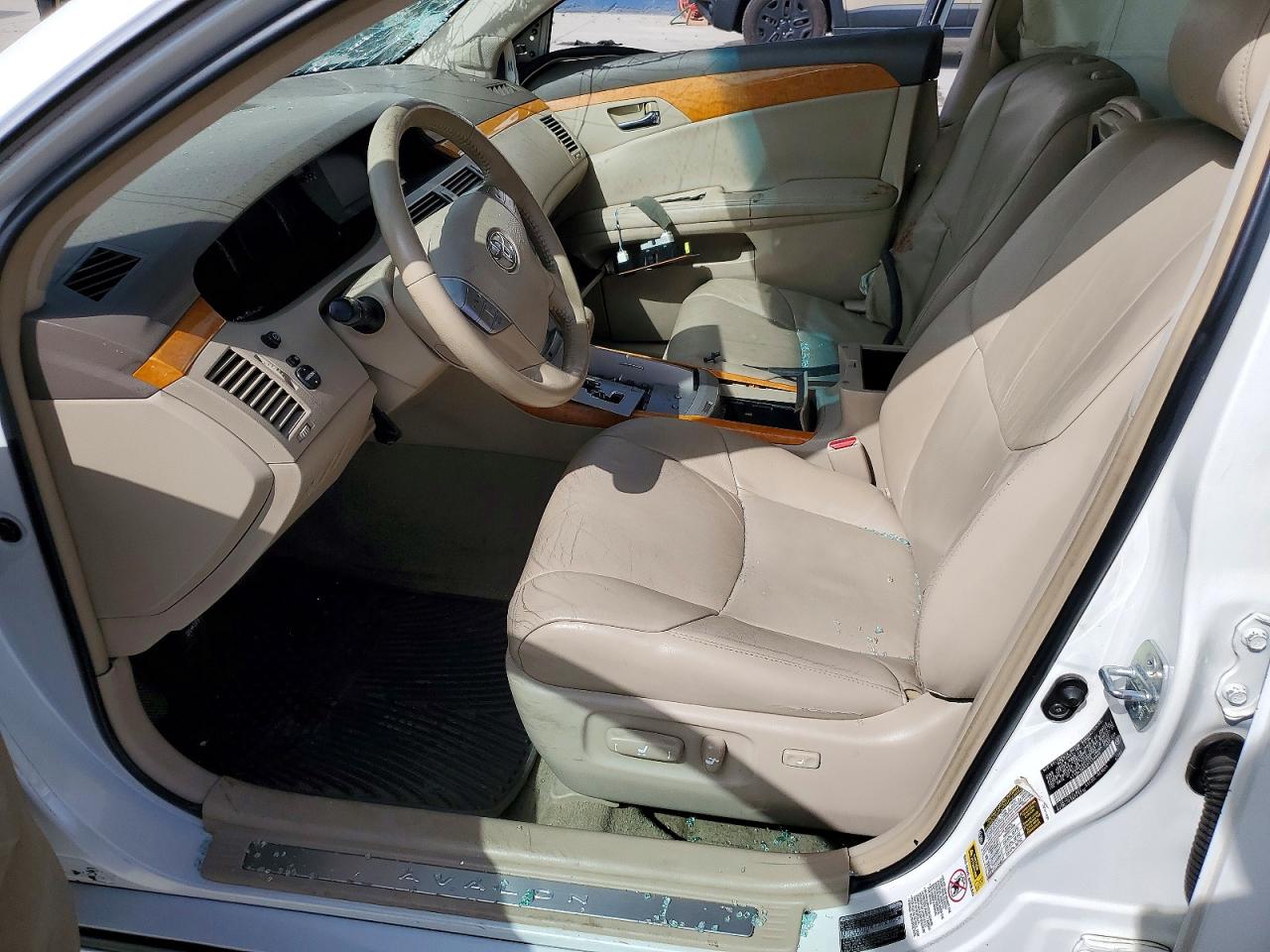 2007 Toyota Avalon Xls White vin: 4T1BK36BX7U199800