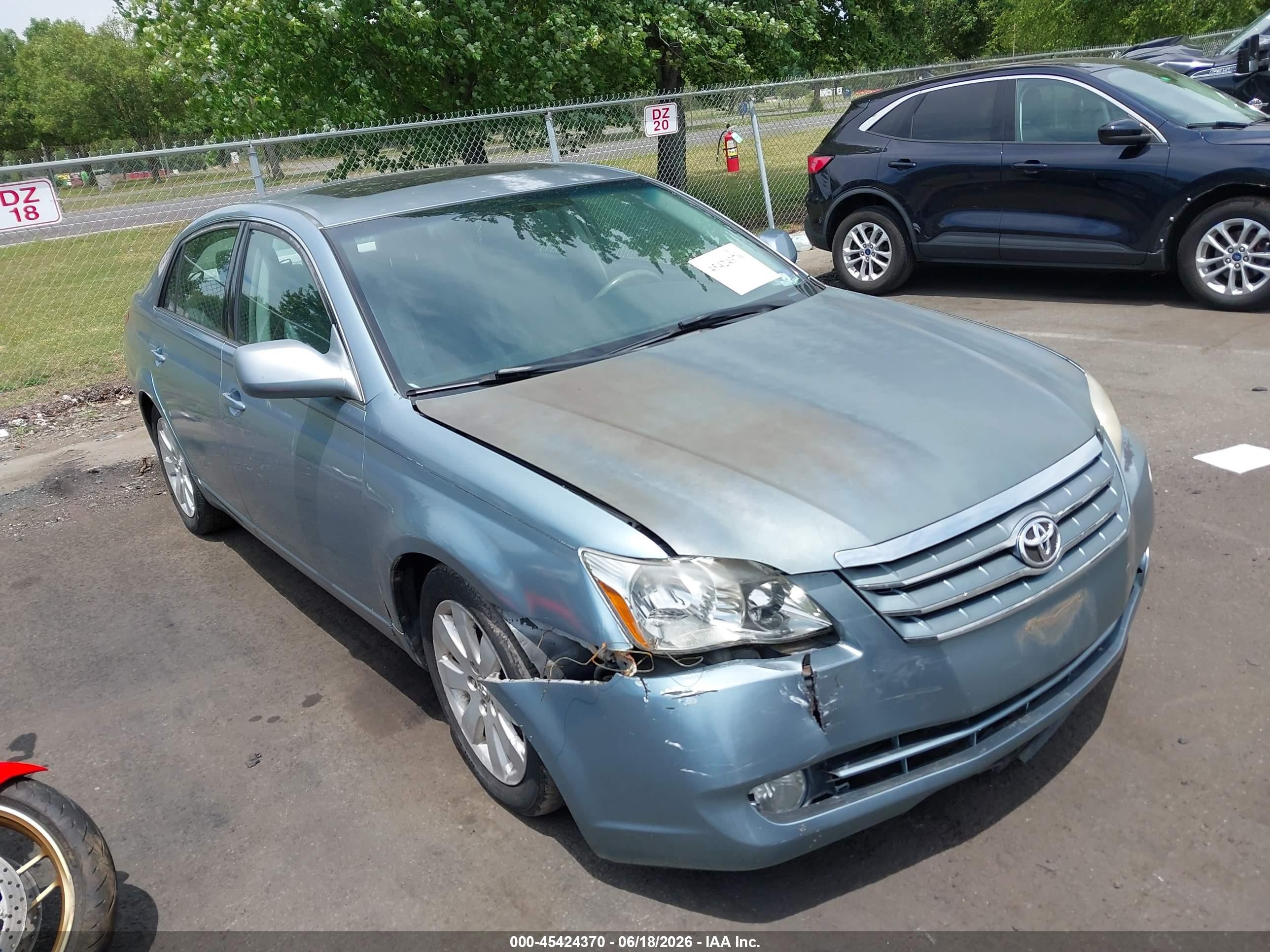 2007 Toyota Avalon Xls Blue vin: 4T1BK36BX7U213646