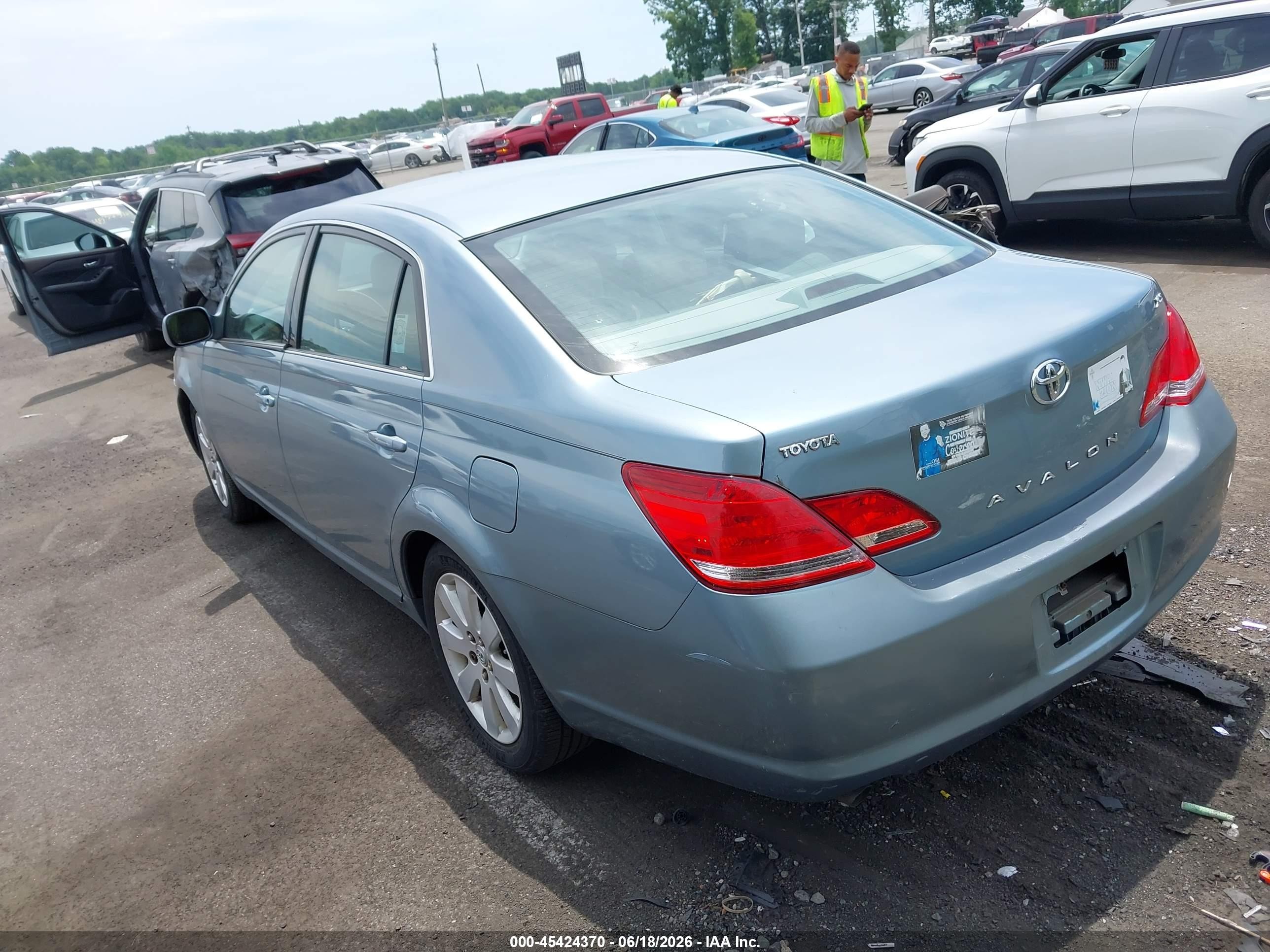 2007 Toyota Avalon Xls Blue vin: 4T1BK36BX7U213646