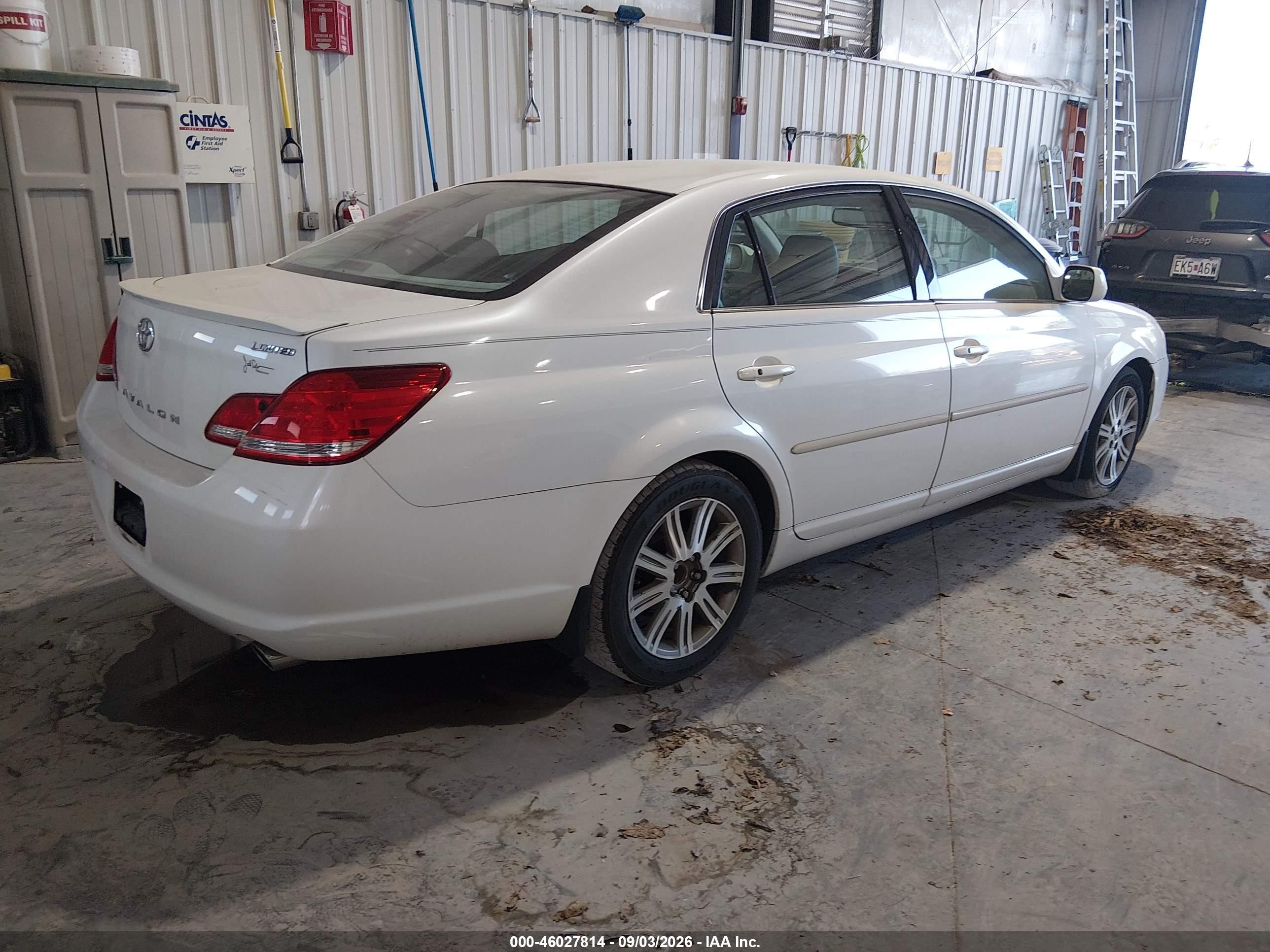 2007 Toyota Avalon Xl/xls/touring/limited Белый vin: 4T1BK36BX7U231063