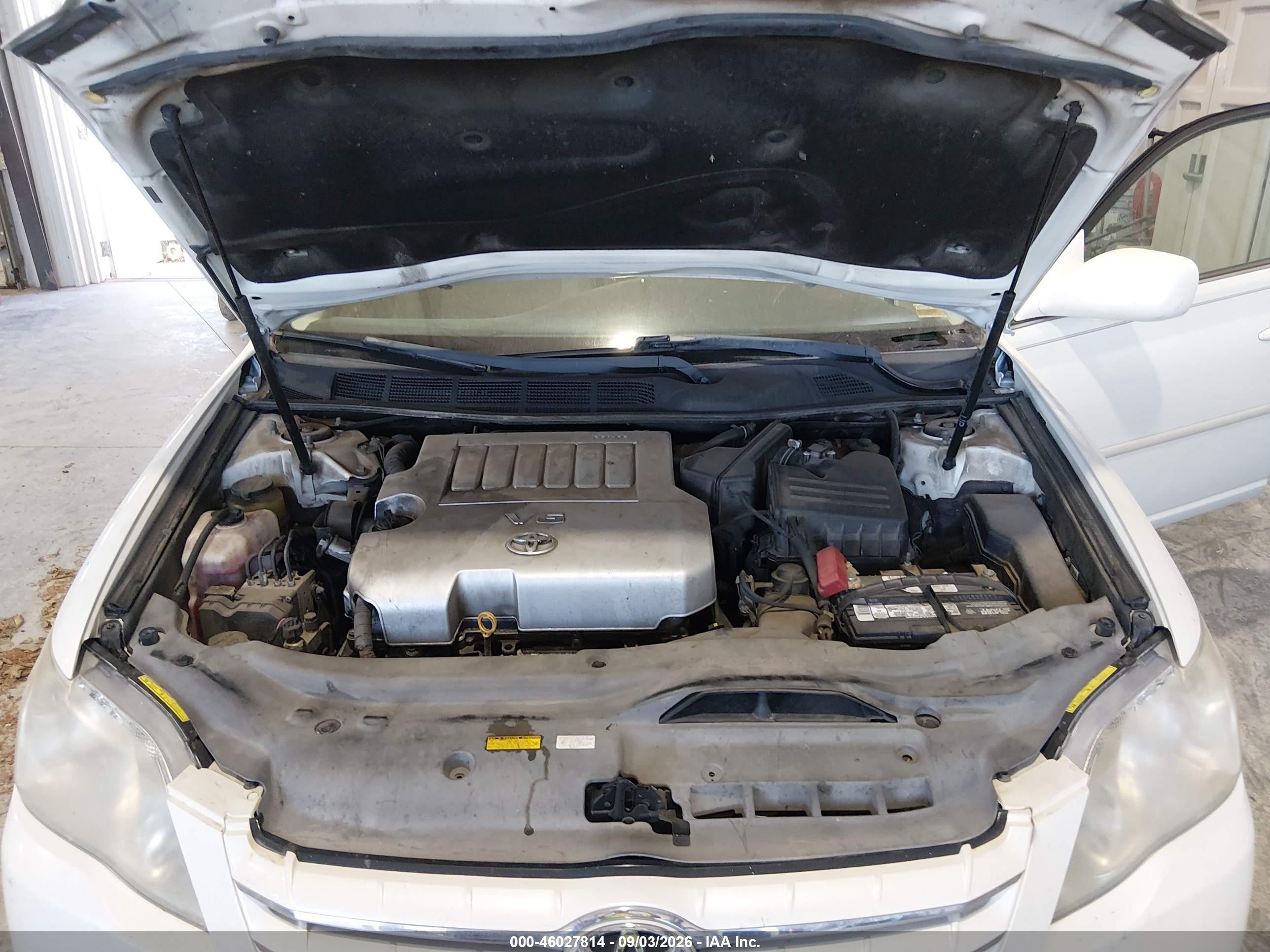 2007 Toyota Avalon Xl/xls/touring/limited Белый vin: 4T1BK36BX7U231063