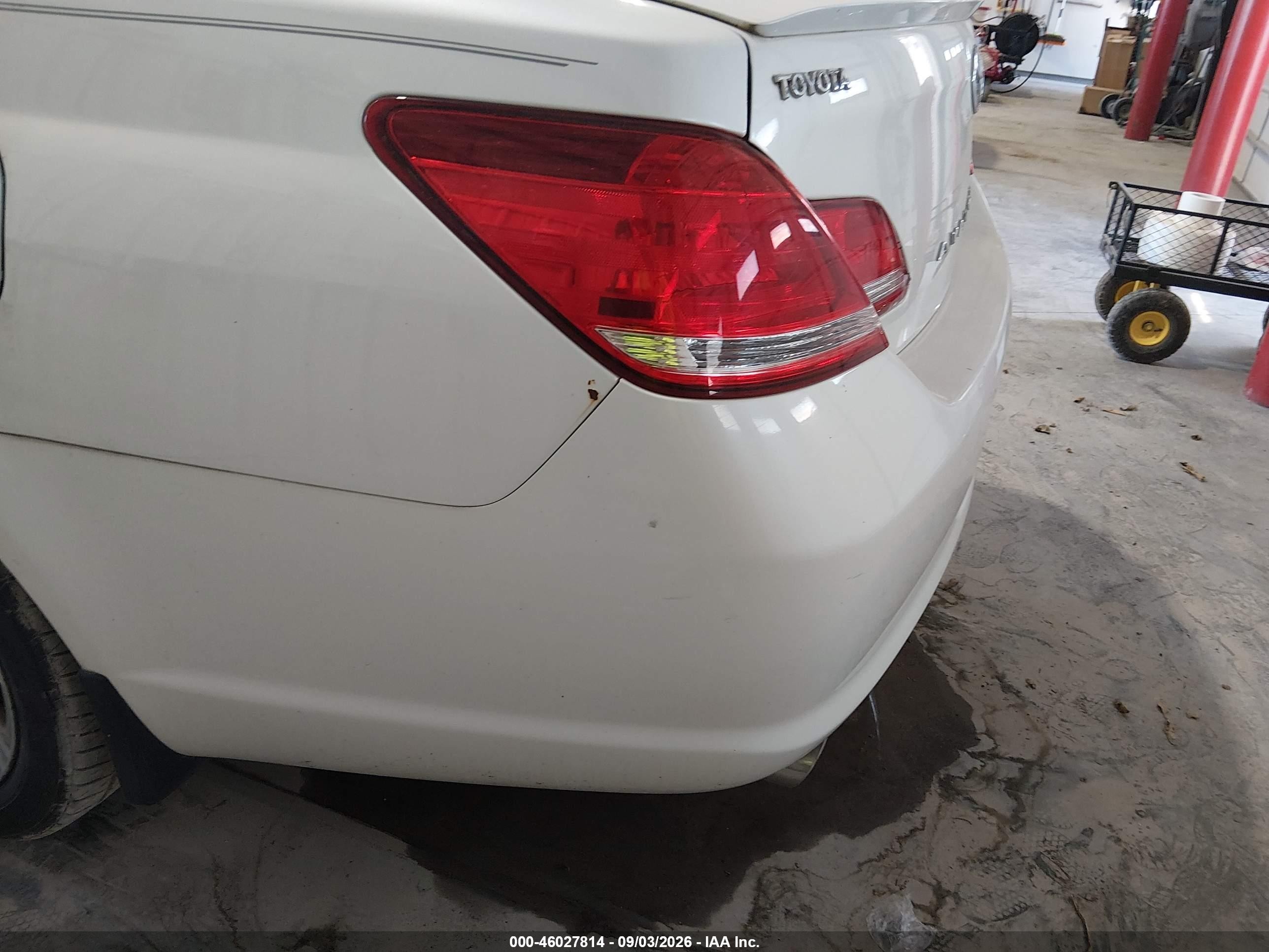 2007 Toyota Avalon Xl/xls/touring/limited Белый vin: 4T1BK36BX7U231063