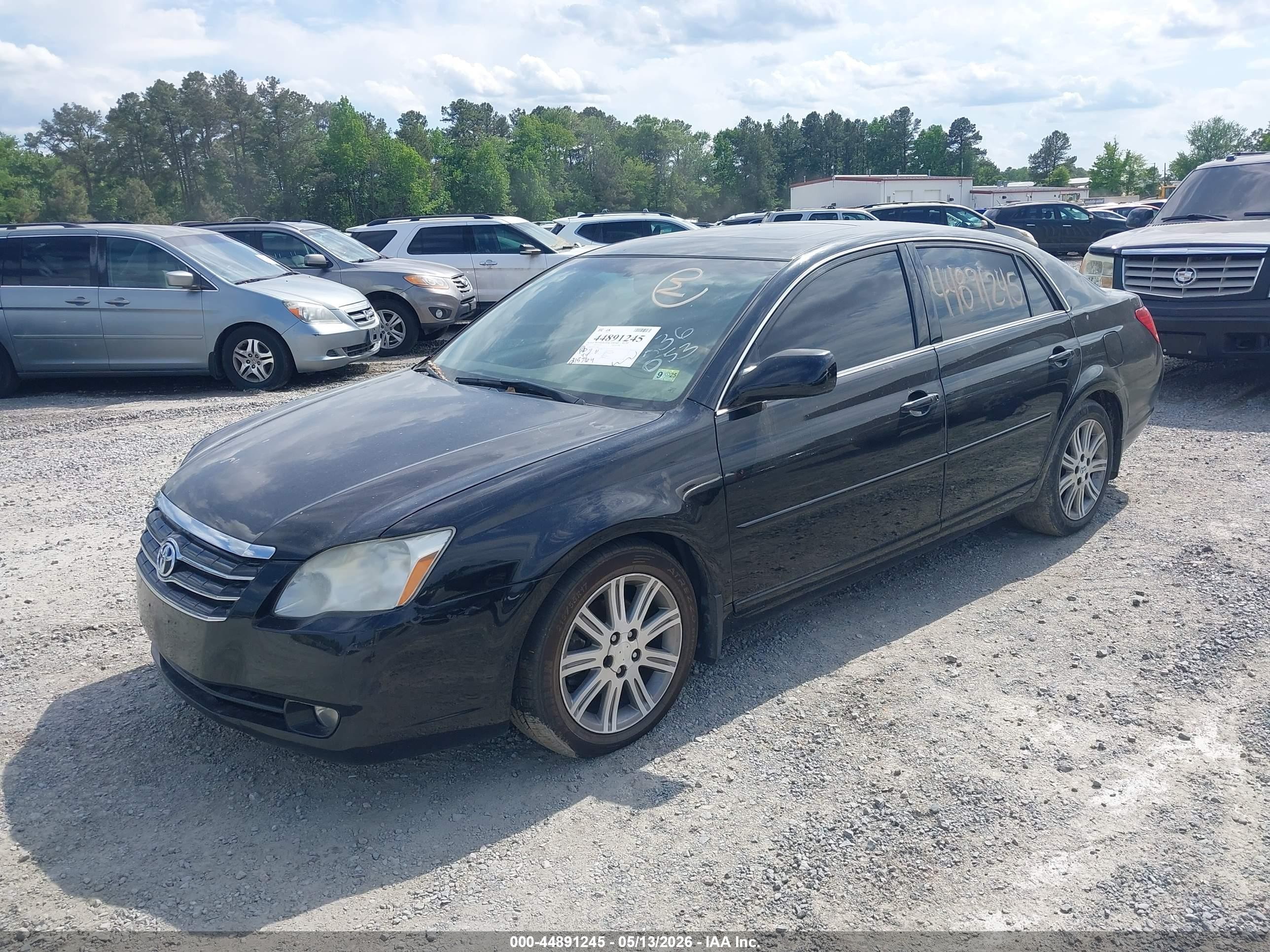 2007 Toyota Avalon Limited Black vin: 4T1BK36BX7U236053