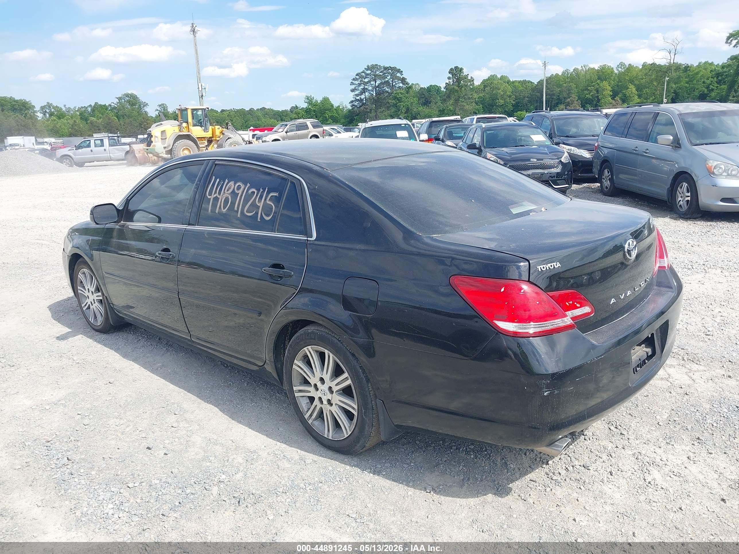 2007 Toyota Avalon Limited Black vin: 4T1BK36BX7U236053