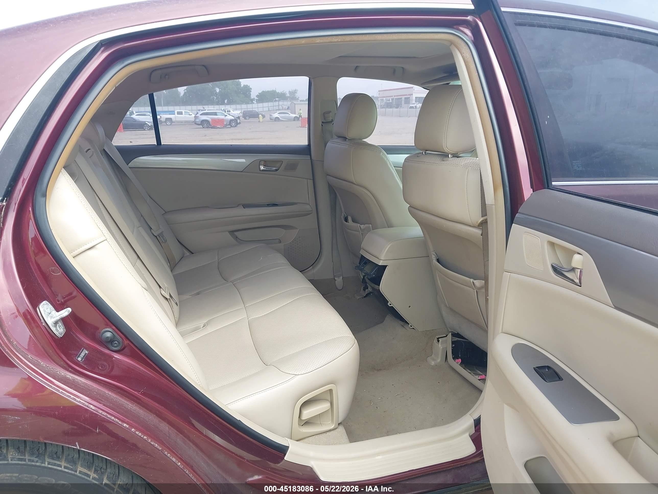 2007 Toyota Avalon Xl Burgundy vin: 4T1BK36BX7U243357