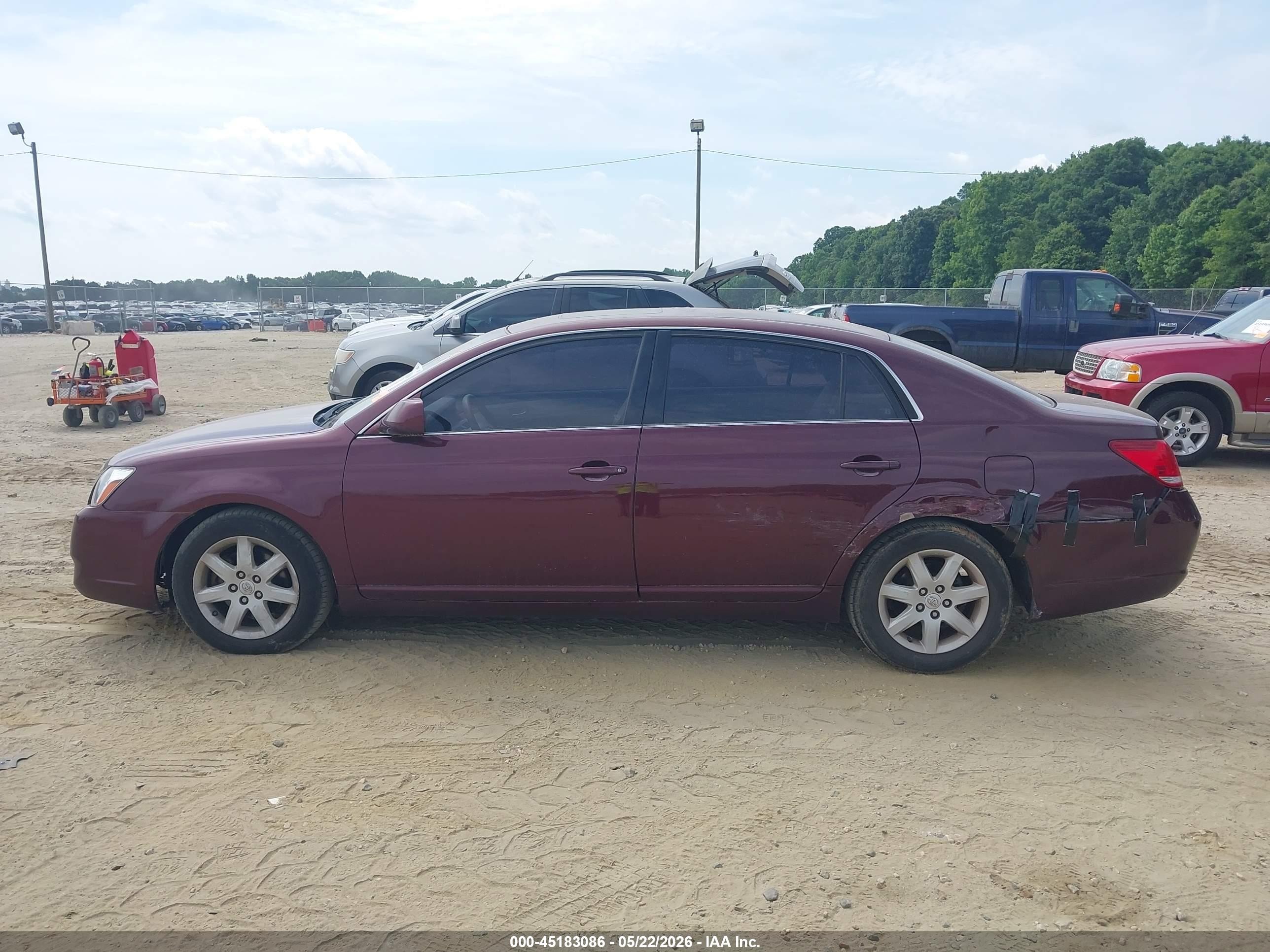 2007 Toyota Avalon Xl Burgundy vin: 4T1BK36BX7U243357