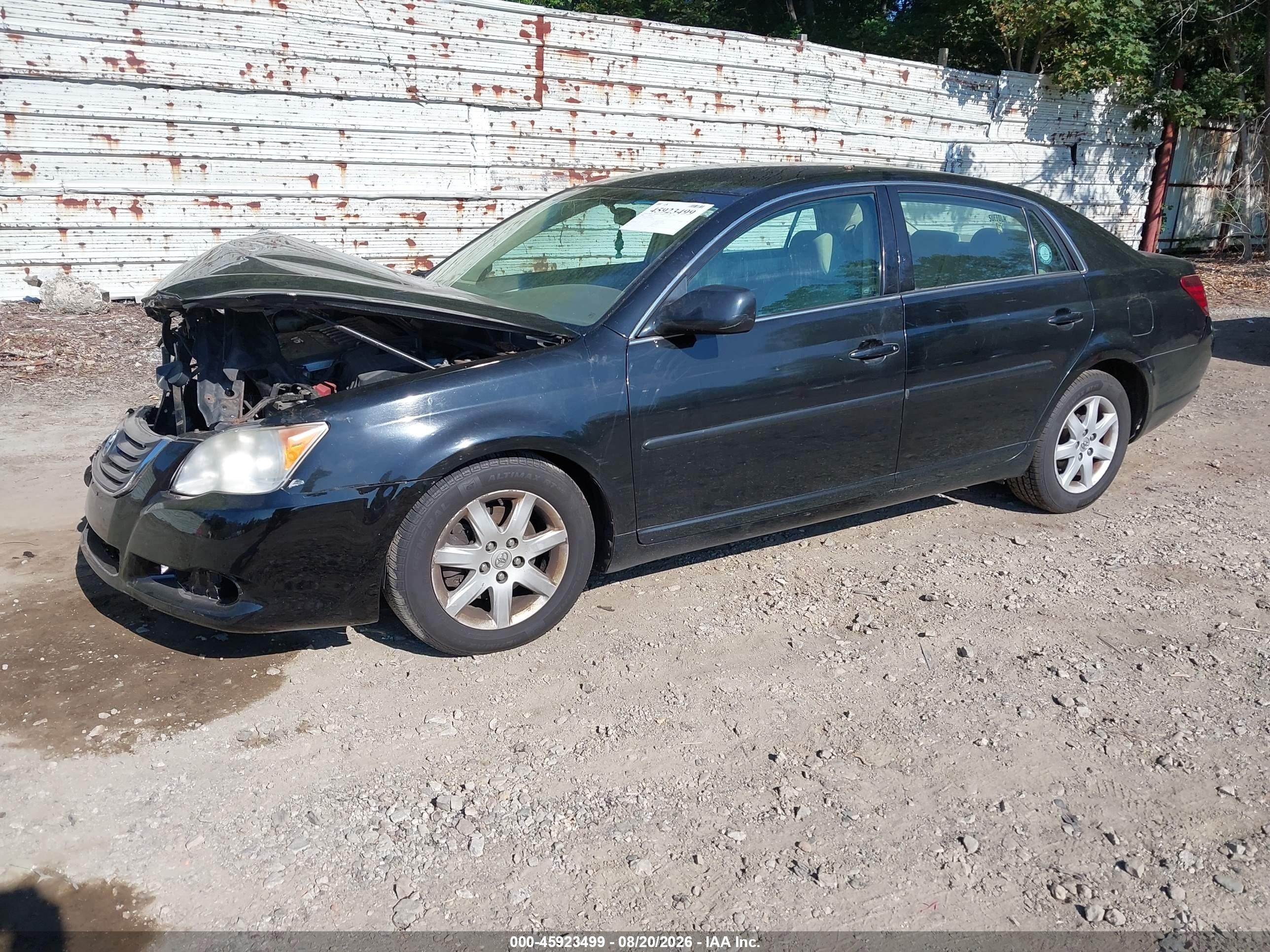 2008 Toyota Avalon Xl Black vin: 4T1BK36BX8U281494