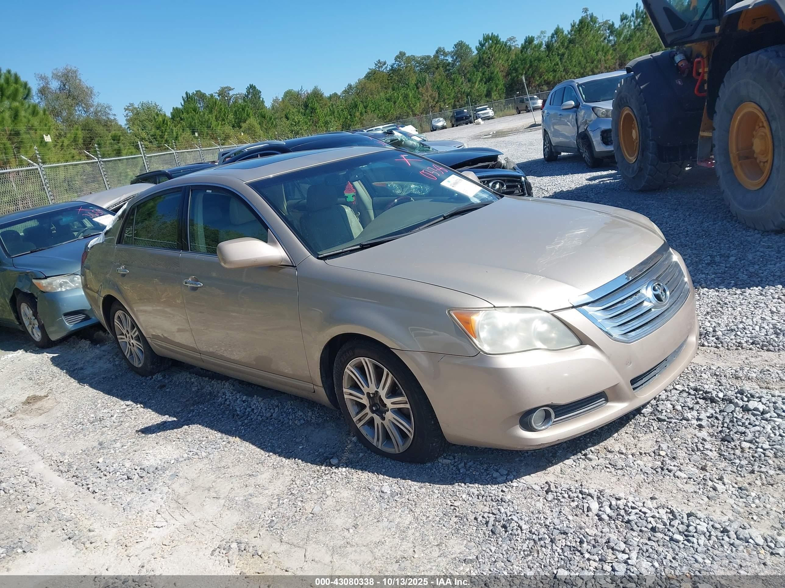 2008 Toyota Avalon Limited Gold vin: 4T1BK36BX8U299588
