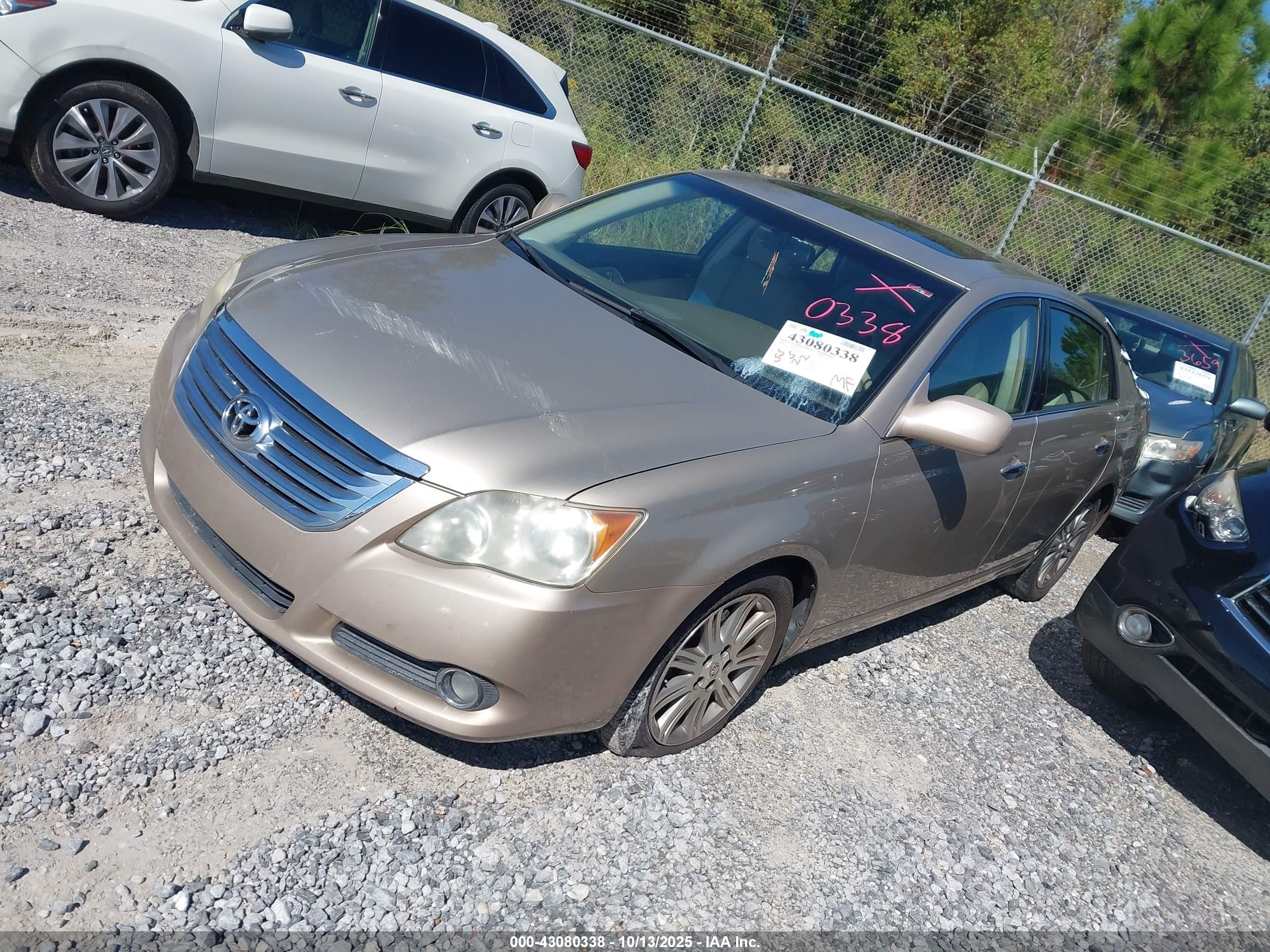 2008 Toyota Avalon Limited Gold vin: 4T1BK36BX8U299588