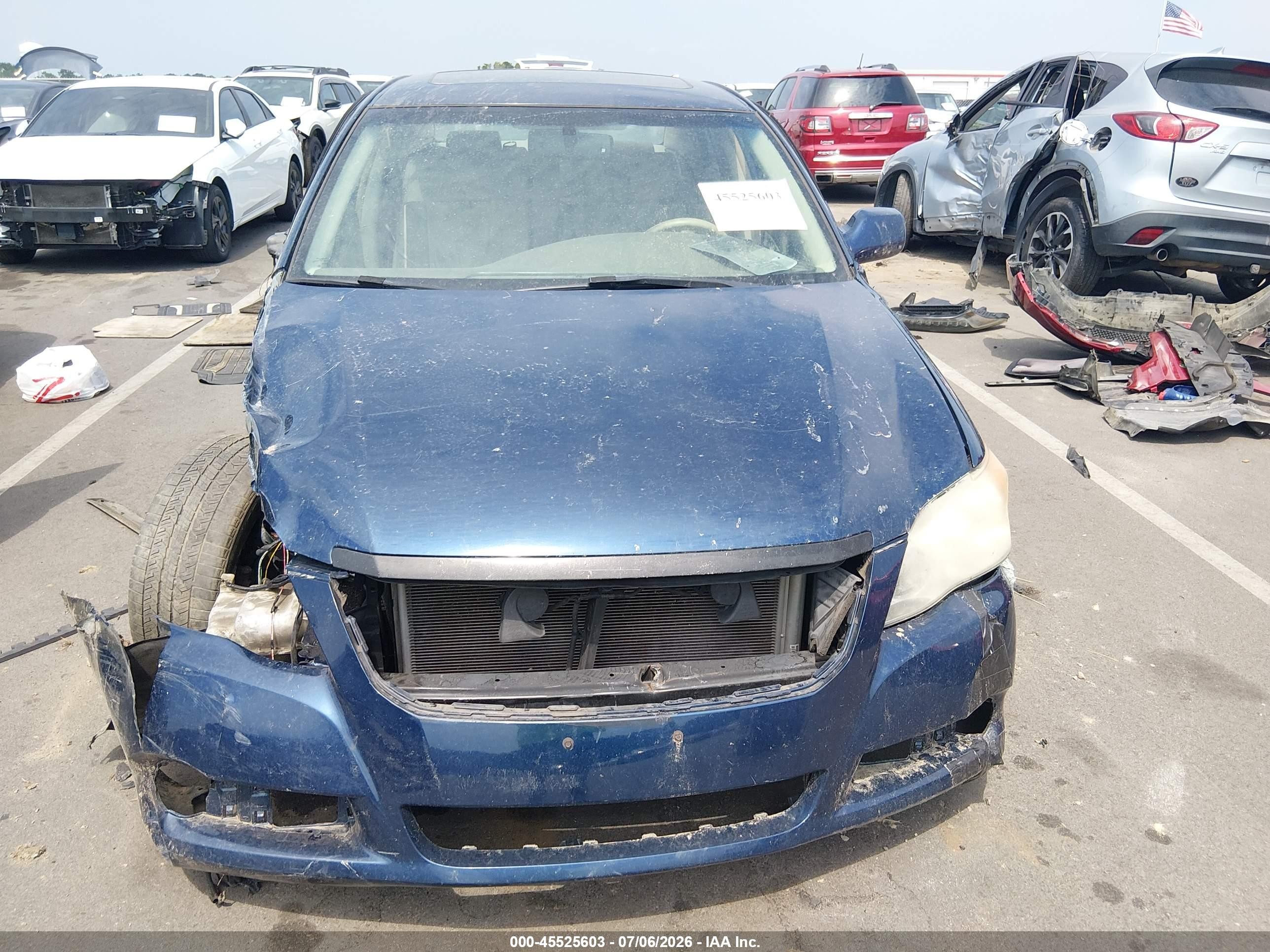 2008 Toyota Avalon Xls Blue vin: 4T1BK36BX8U303140