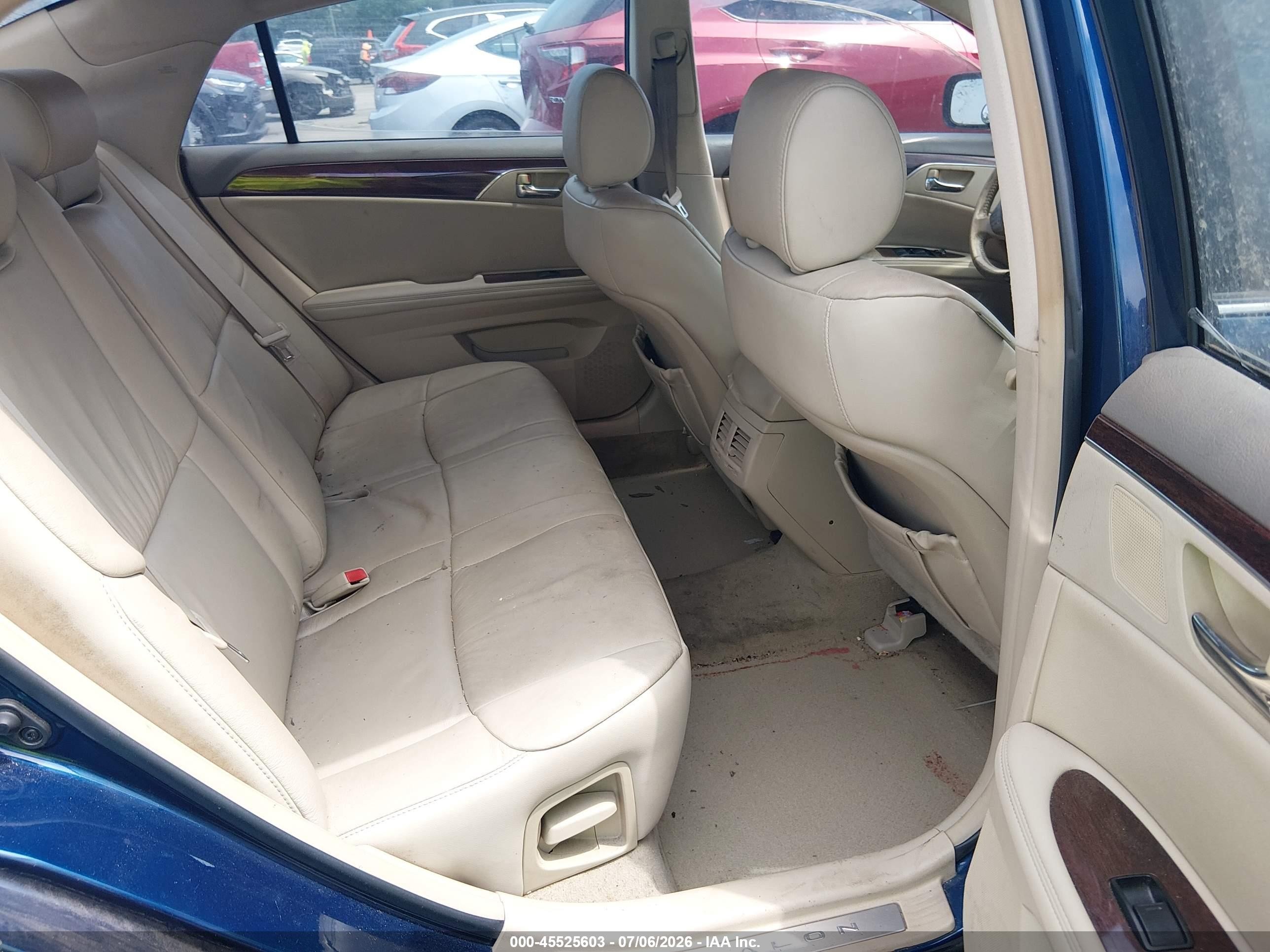 2008 Toyota Avalon Xls Blue vin: 4T1BK36BX8U303140