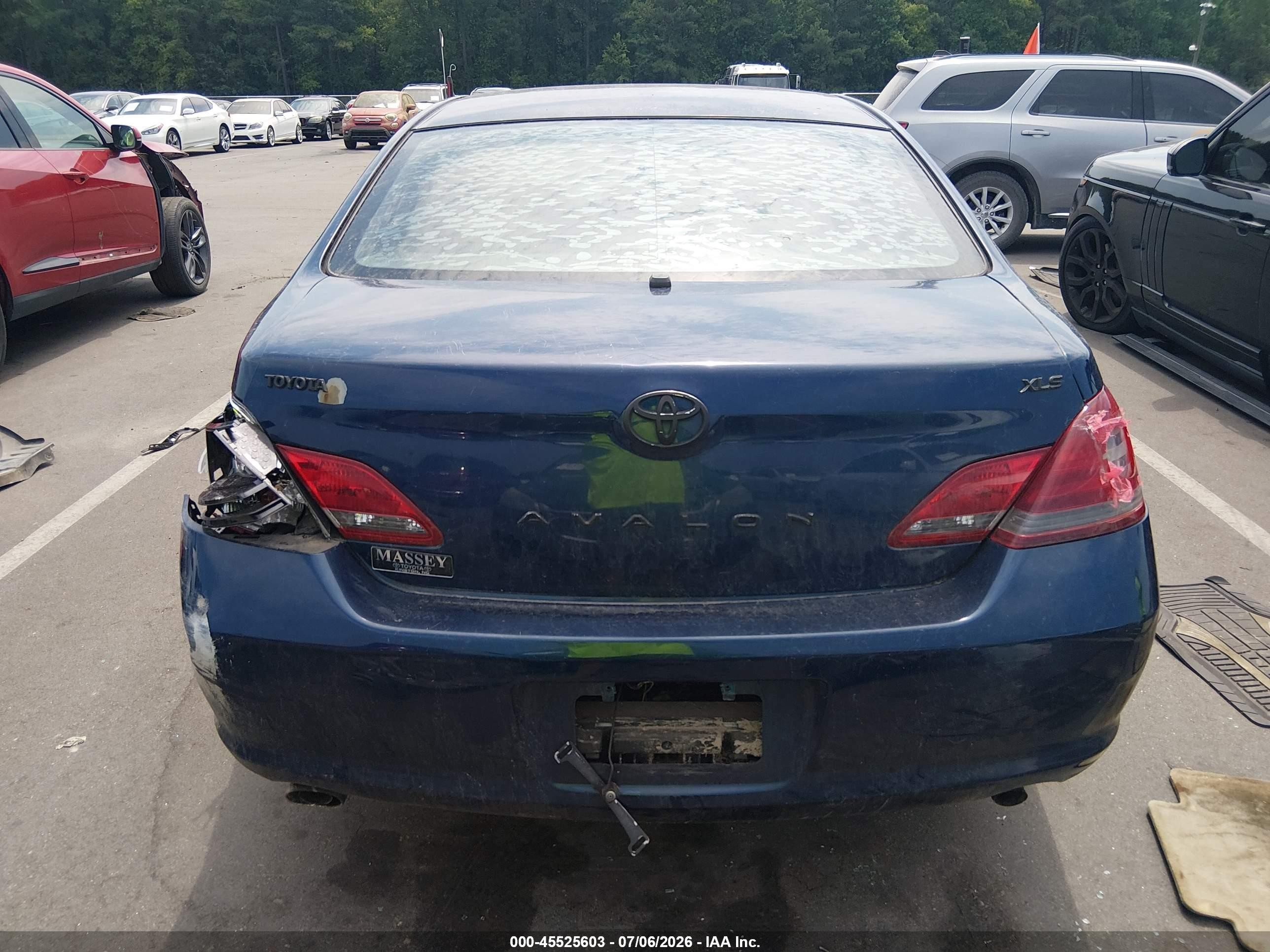 2008 Toyota Avalon Xls Blue vin: 4T1BK36BX8U303140