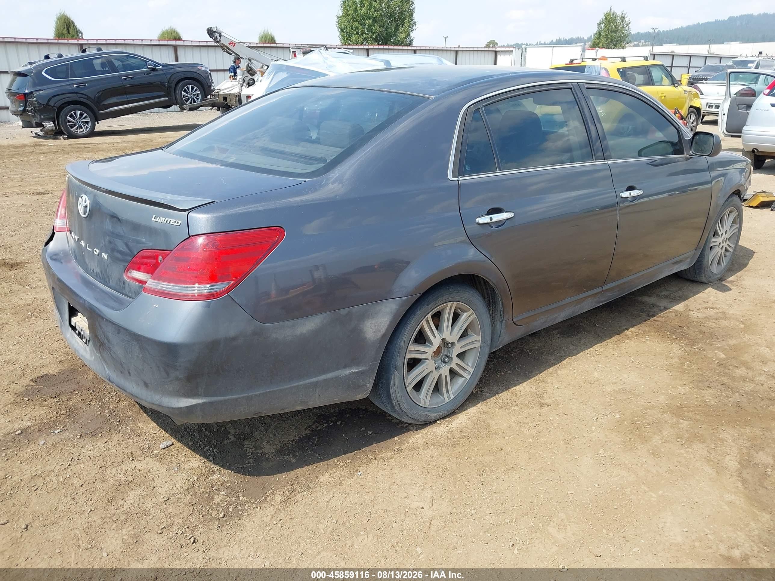 2008 Toyota Avalon Limited Серый vin: 4T1BK36BX8U307513