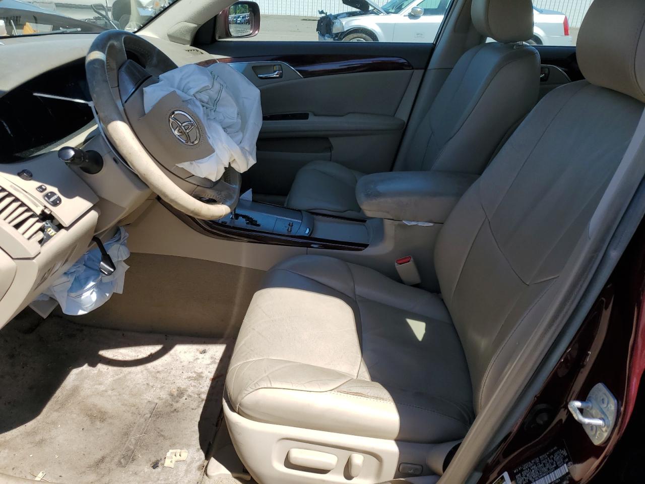 2008 Toyota Avalon Xl Burgundy vin: 4T1BK36BX8U313201