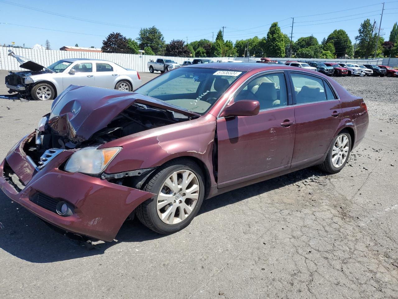 2008 Toyota Avalon Xl Бордовый vin: 4T1BK36BX8U313201