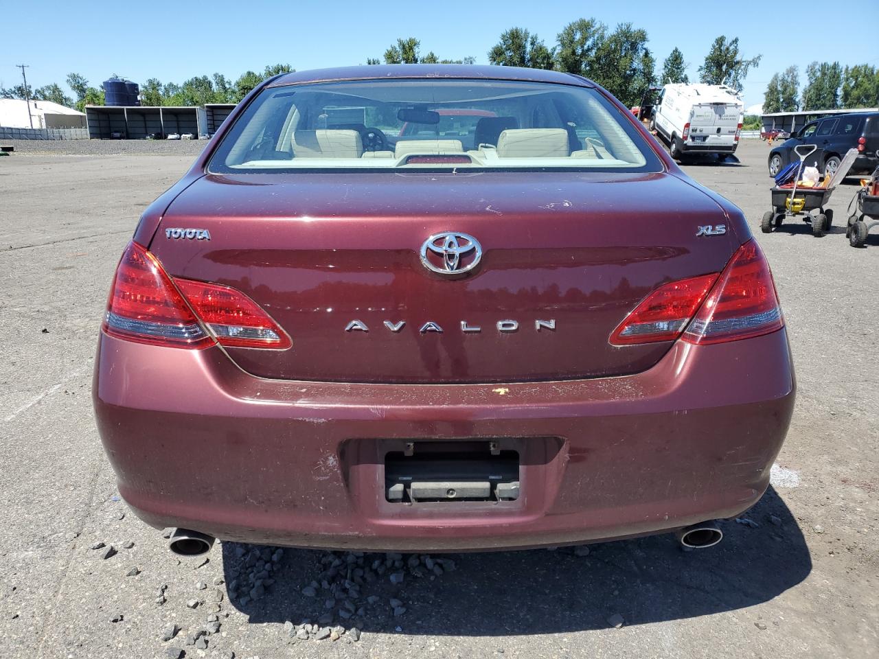 2008 Toyota Avalon Xl Burgundy vin: 4T1BK36BX8U313201