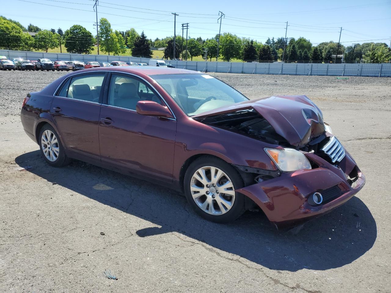 2008 Toyota Avalon Xl Burgundy vin: 4T1BK36BX8U313201