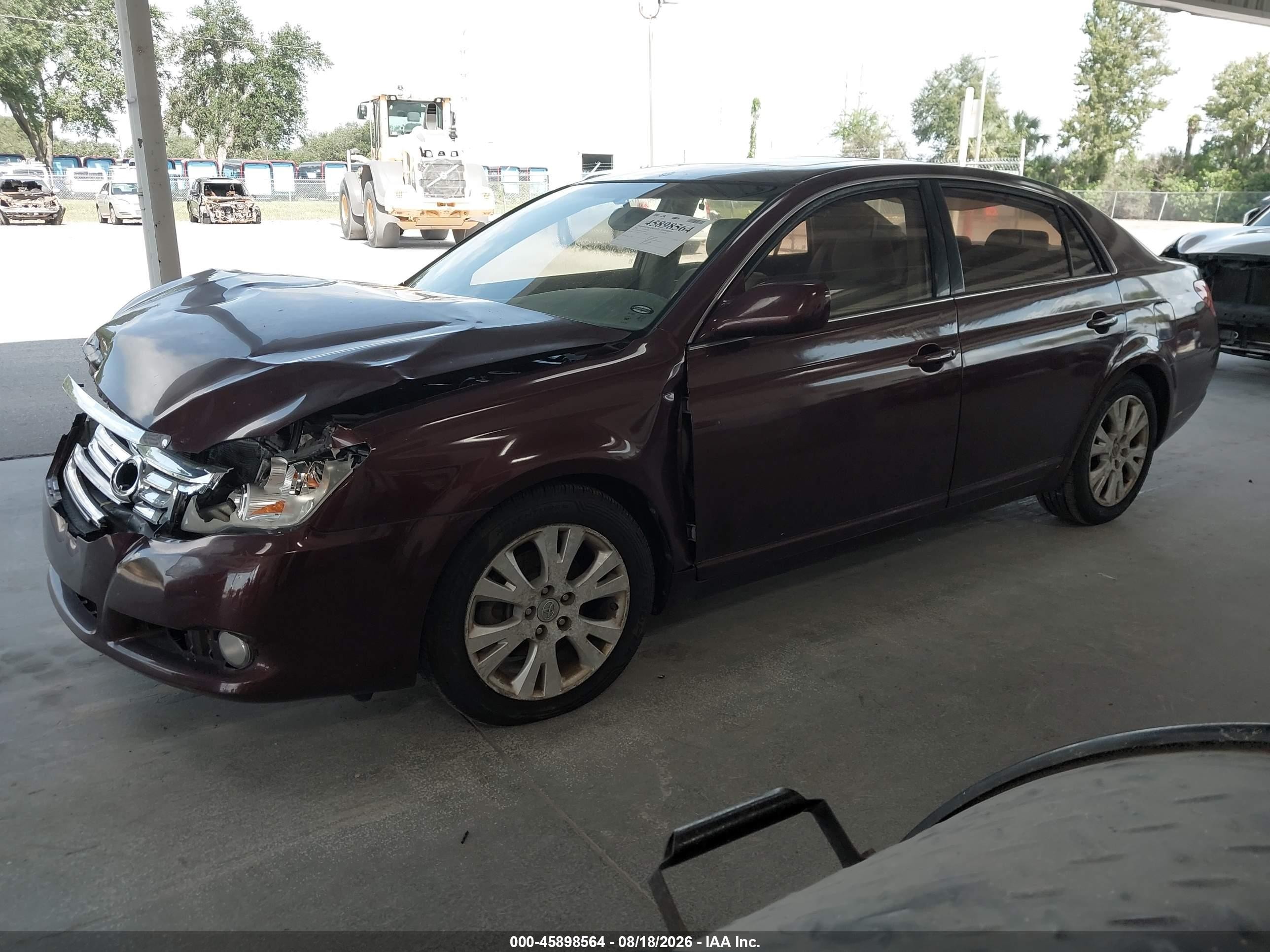 2008 Toyota Avalon Xls Maroon vin: 4T1BK36BX8U321492