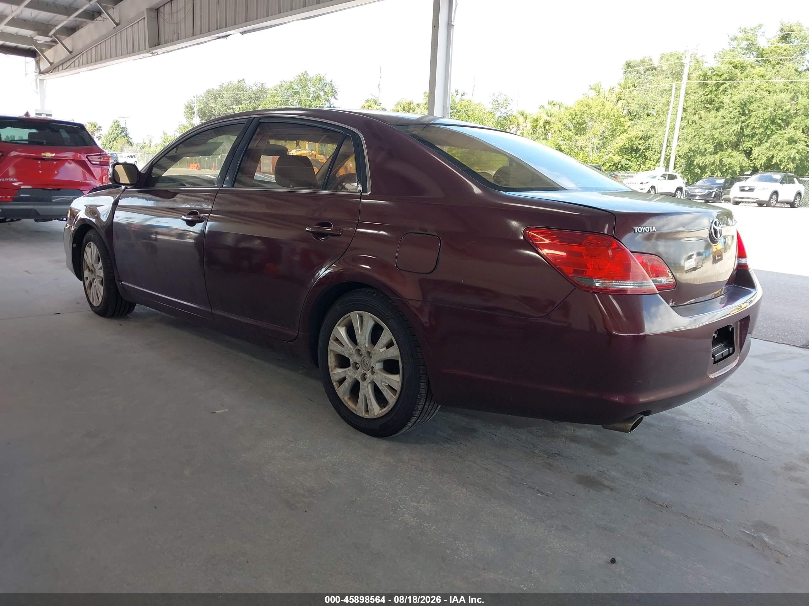 2008 Toyota Avalon Xls Maroon vin: 4T1BK36BX8U321492