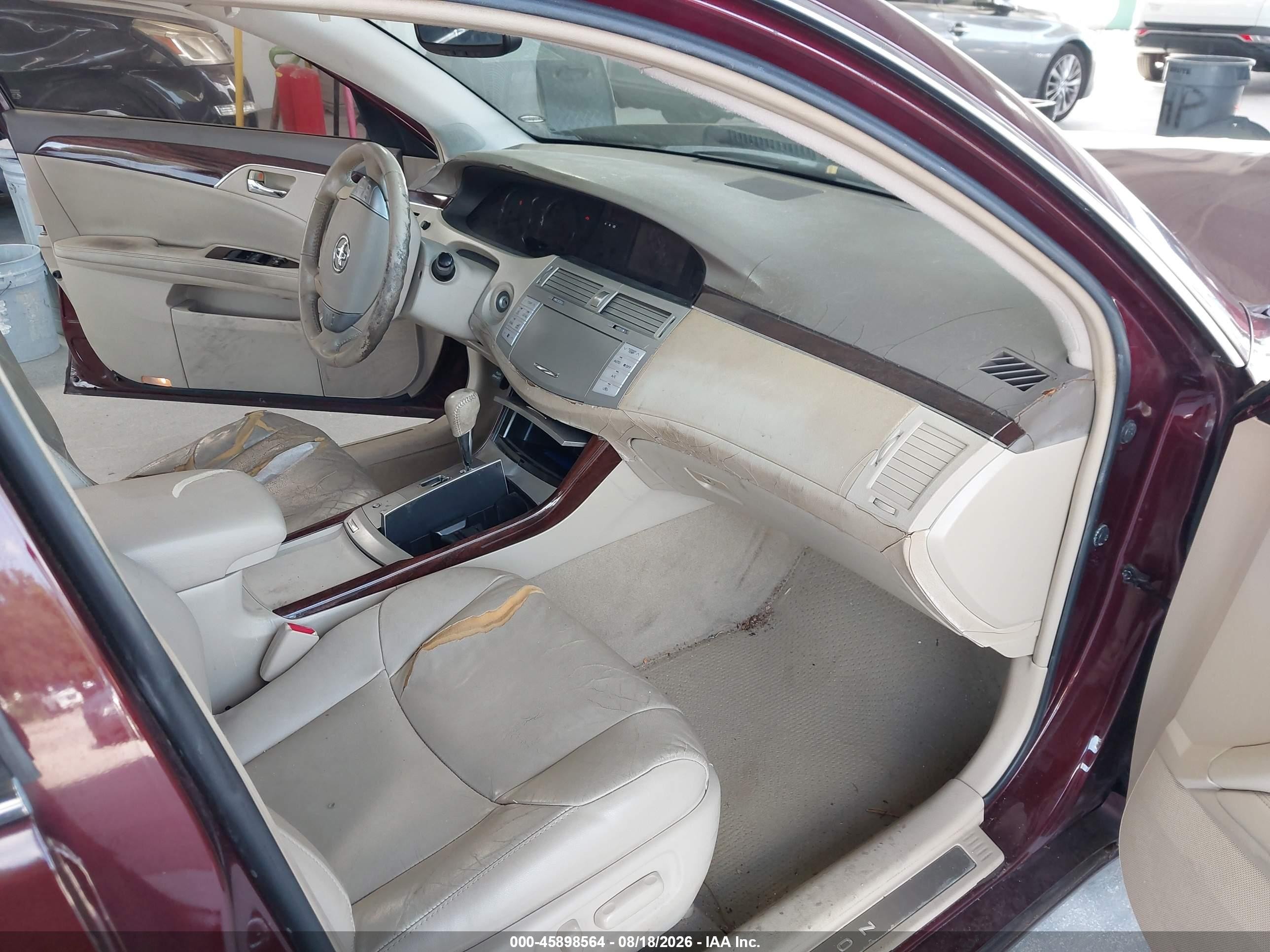 2008 Toyota Avalon Xls Maroon vin: 4T1BK36BX8U321492