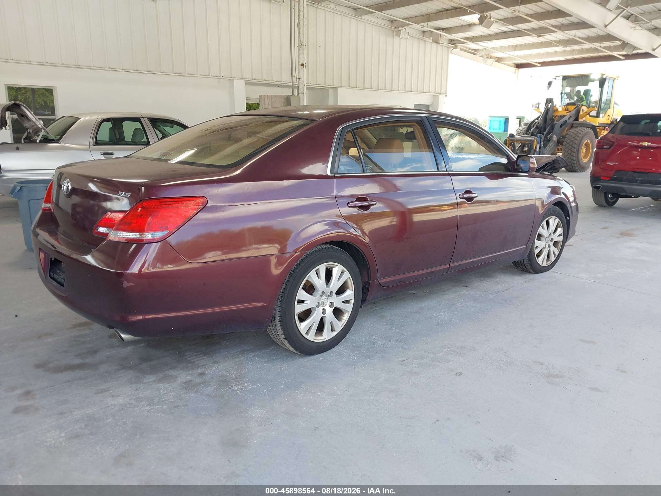 2008 Toyota Avalon Xls Maroon vin: 4T1BK36BX8U321492