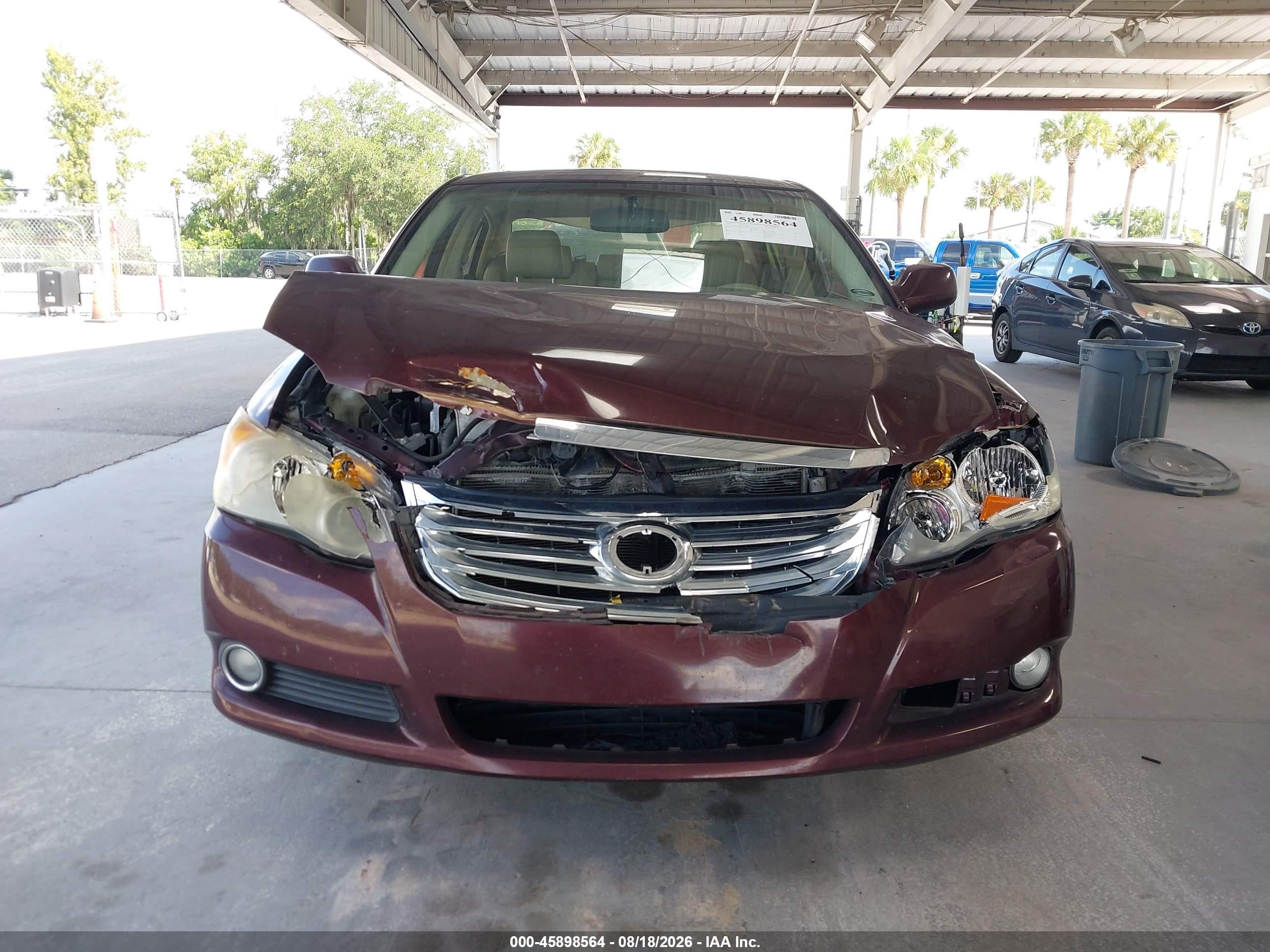 2008 Toyota Avalon Xls Maroon vin: 4T1BK36BX8U321492
