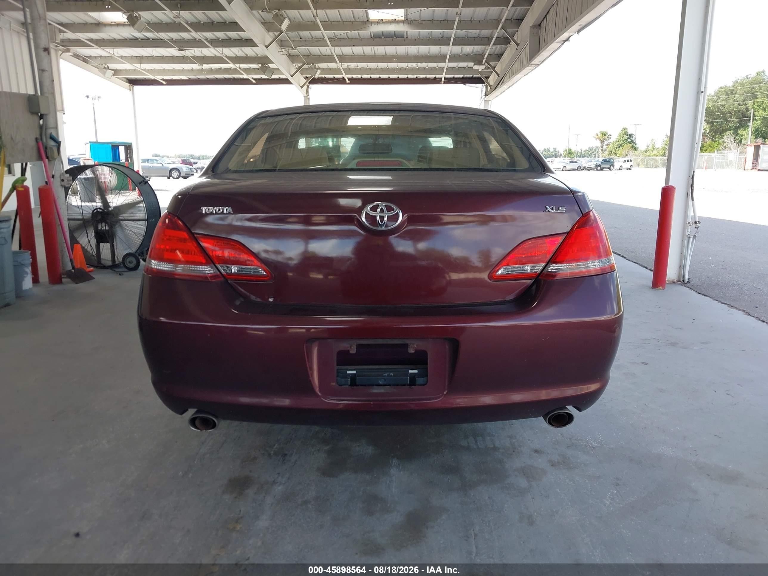 2008 Toyota Avalon Xls Maroon vin: 4T1BK36BX8U321492