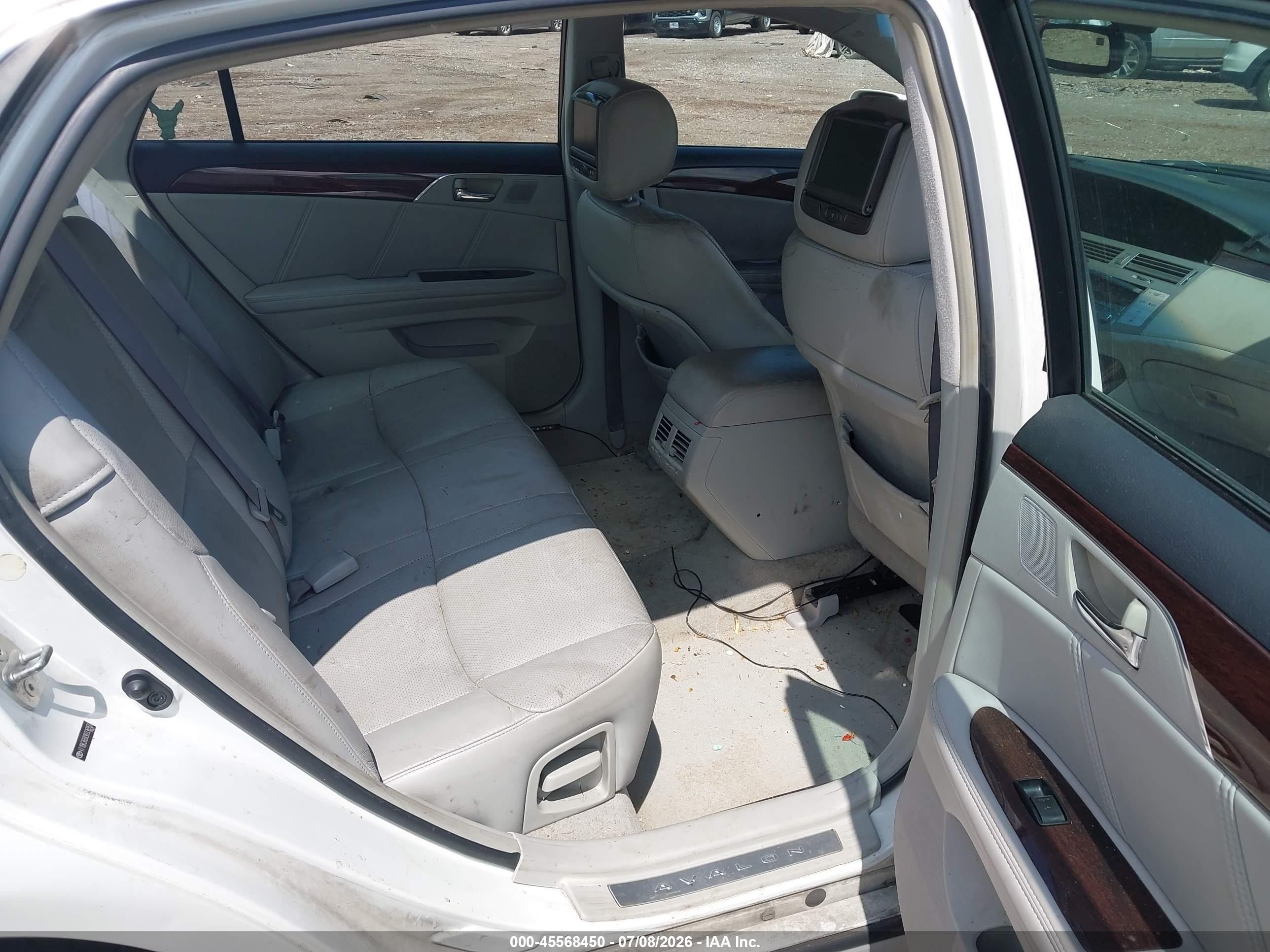 2009 Toyota Avalon Limited White vin: 4T1BK36BX9U336950