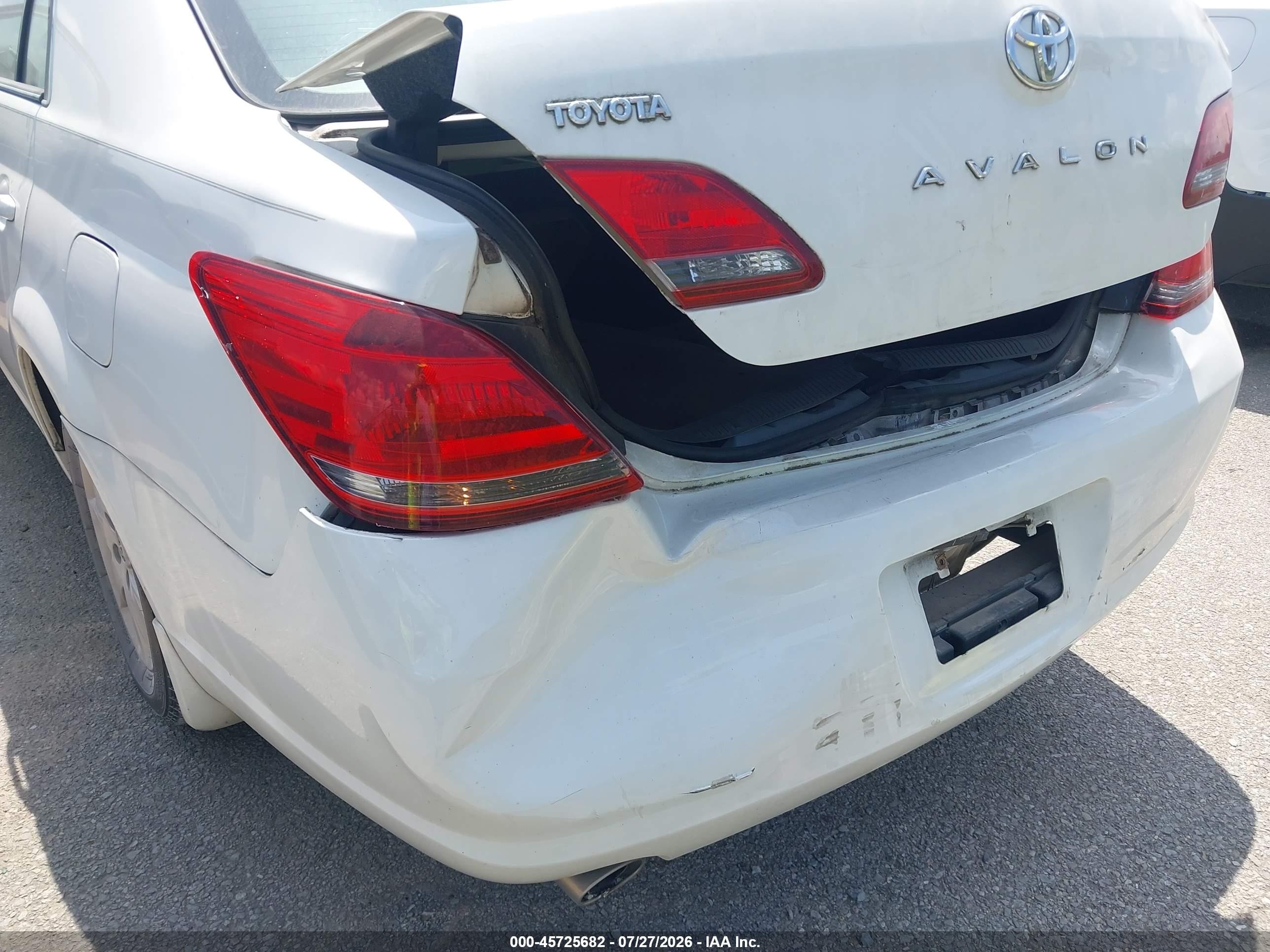 2009 Toyota Avalon Xl White vin: 4T1BK36BX9U343347