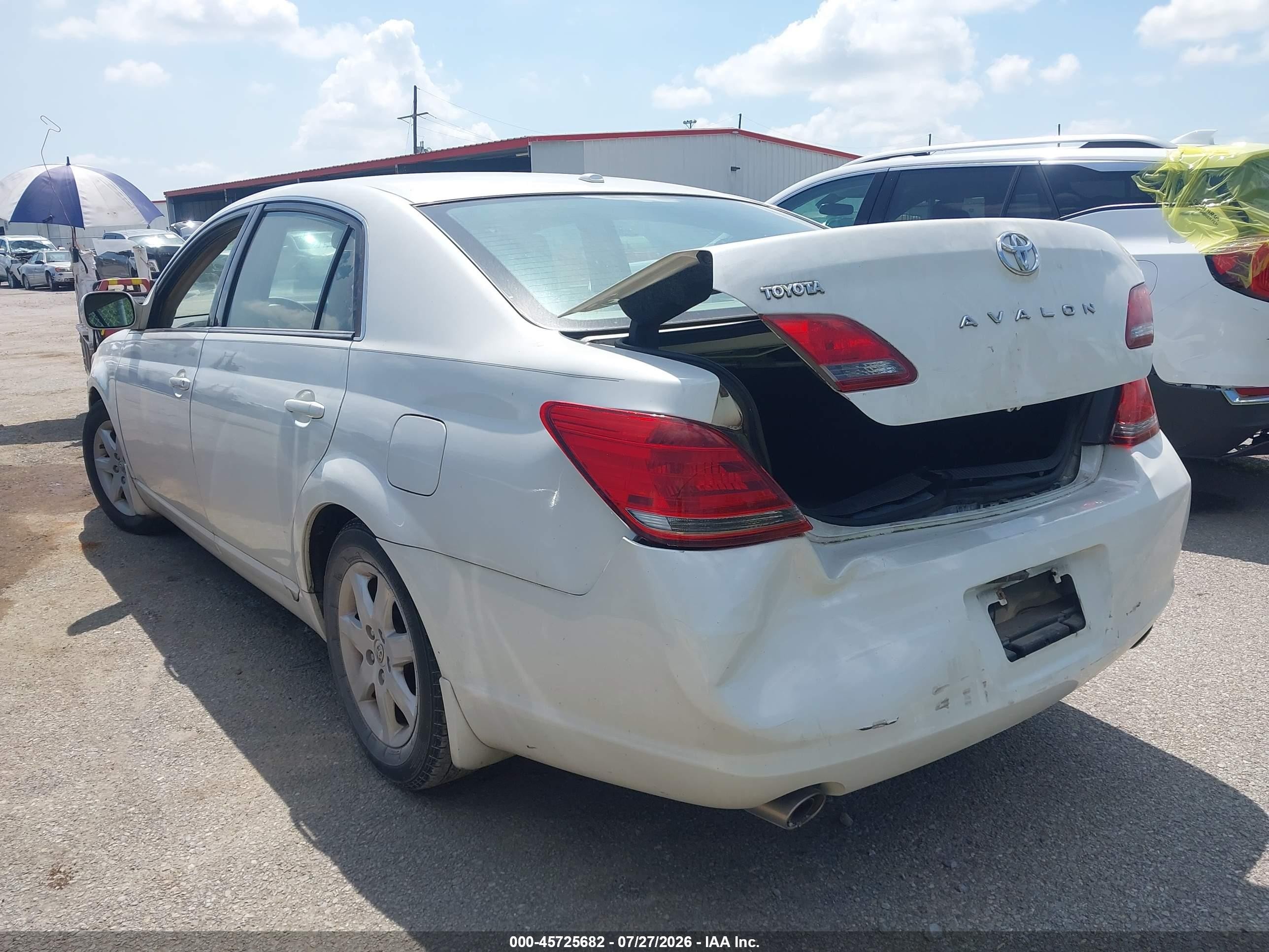 2009 Toyota Avalon Xl White vin: 4T1BK36BX9U343347