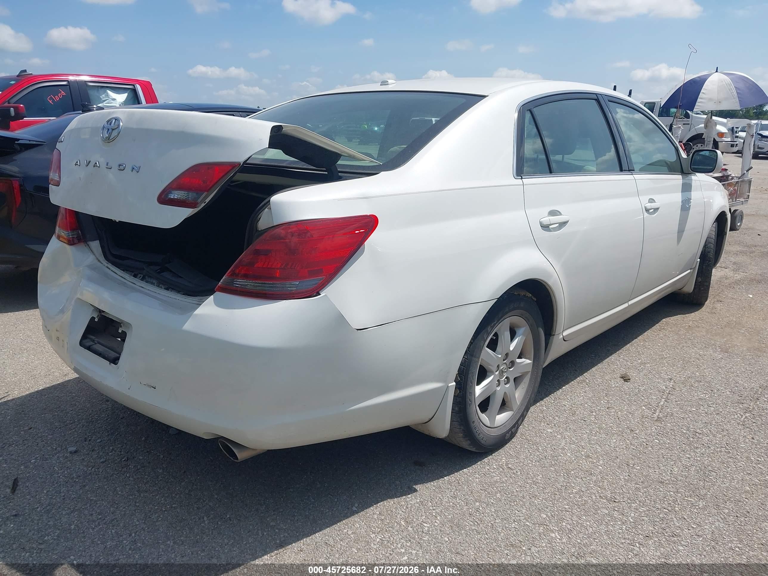 2009 Toyota Avalon Xl White vin: 4T1BK36BX9U343347