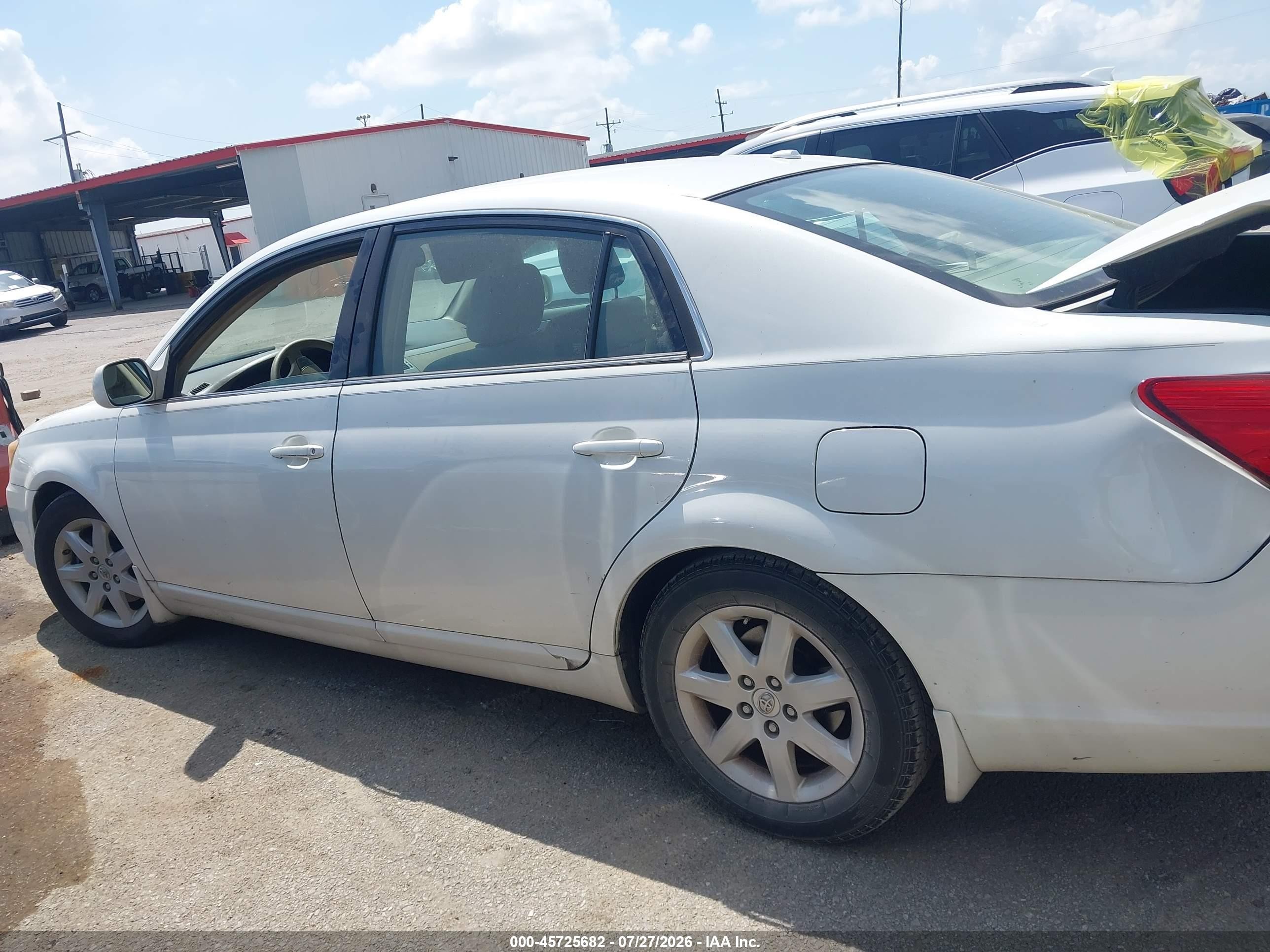 2009 Toyota Avalon Xl White vin: 4T1BK36BX9U343347